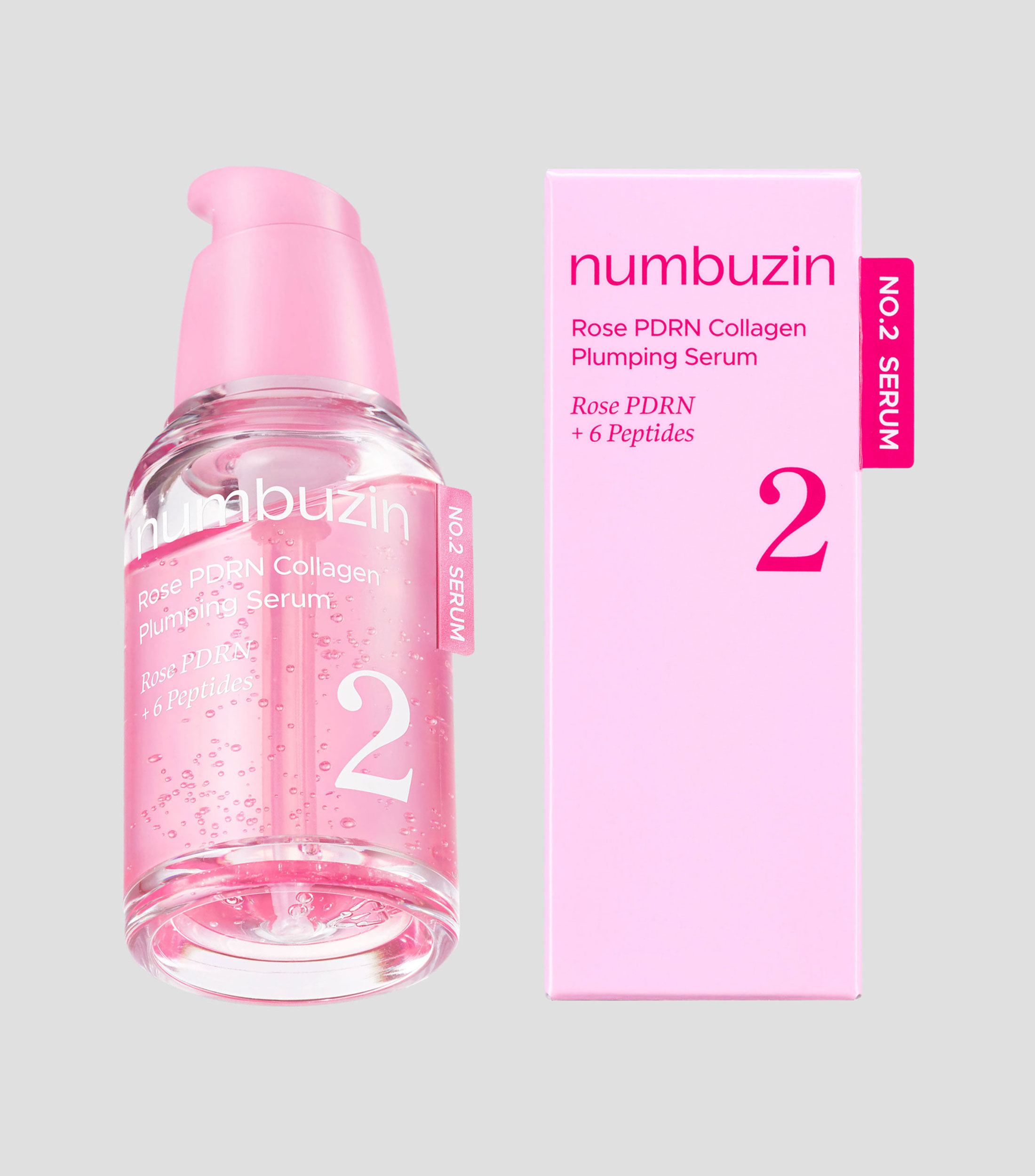 Suero No. 2 Rose PDRN Collagen Plumping, 30 ml