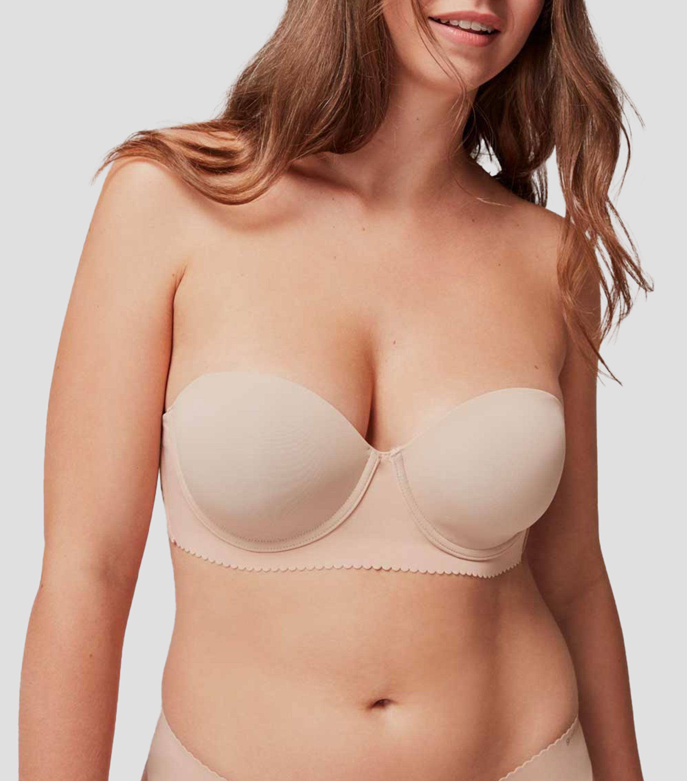 Brasier con varilla strapless