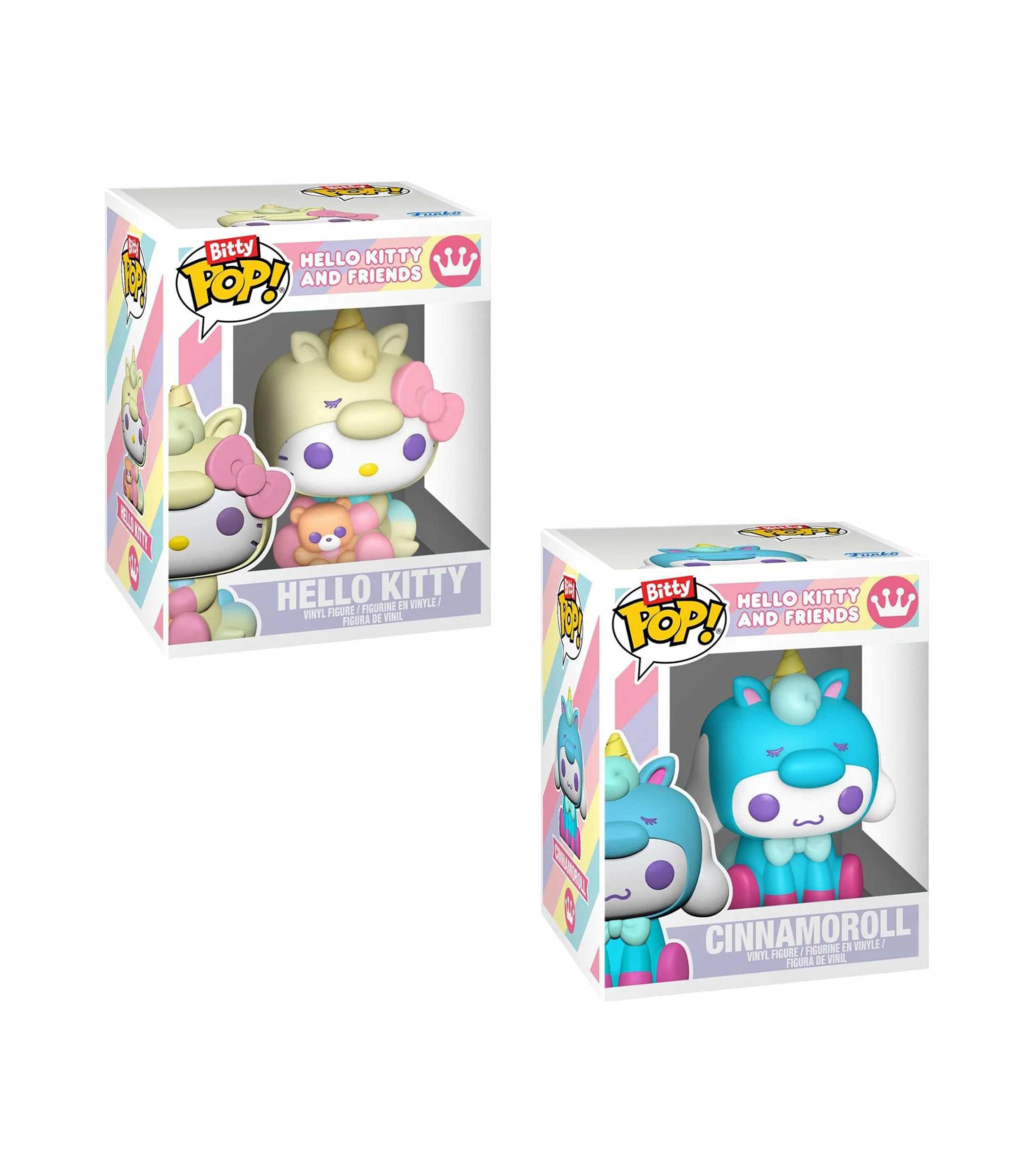 Funko Bitty Pop Hello Kitty y Cinnamoroll, Sanrio 2 Pack