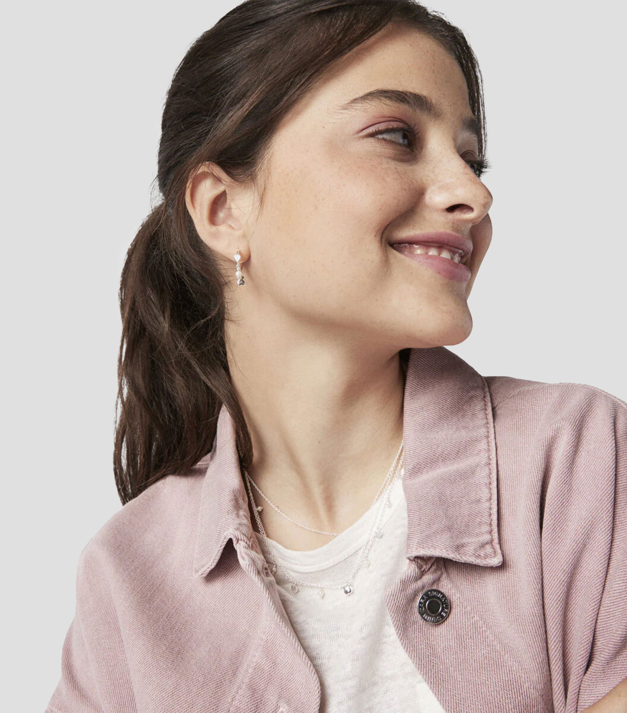 Aretes en plata Cool Joy Mujer