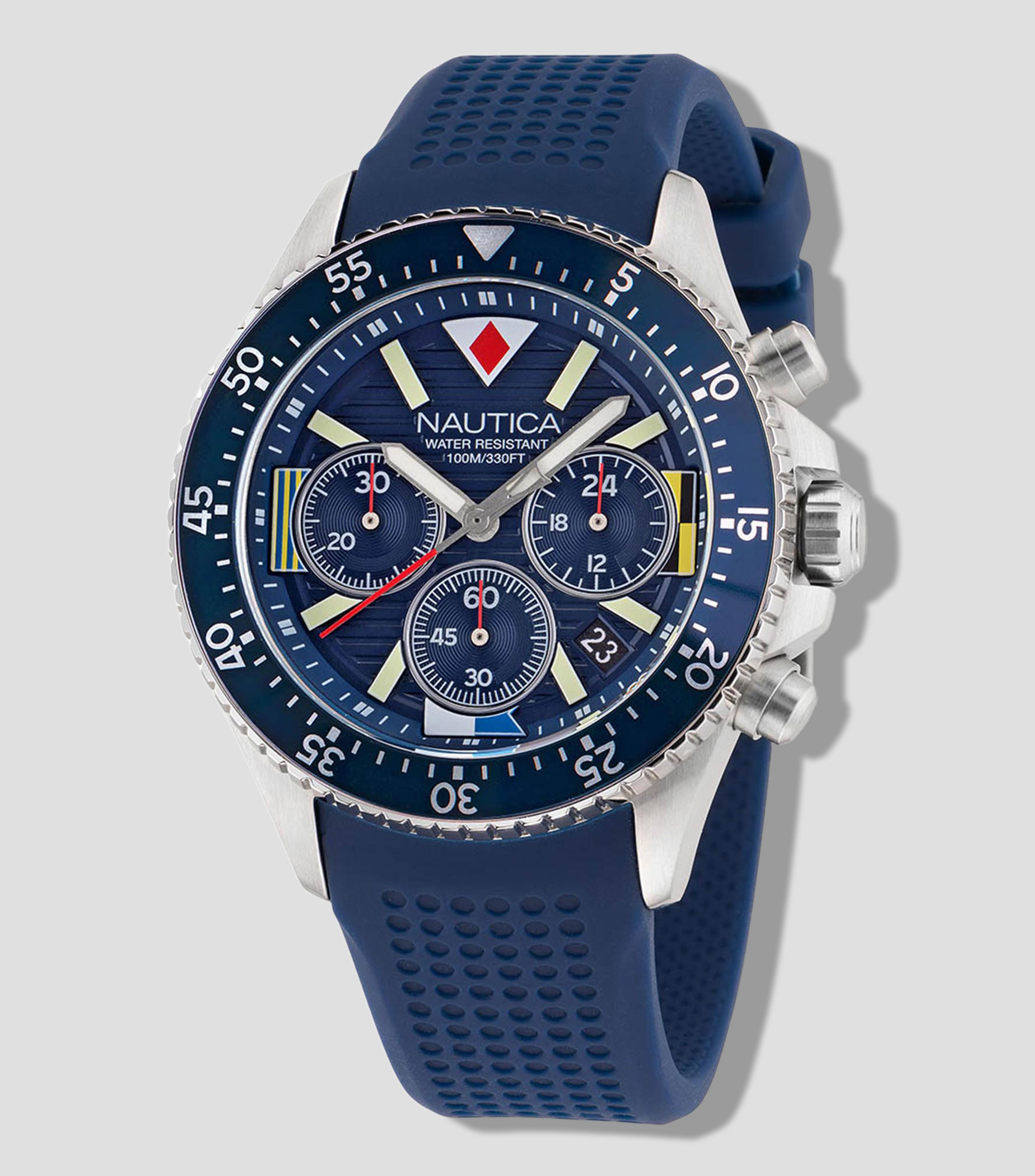 Reloj para Hombre Westport Deportivo, Plata, Azul