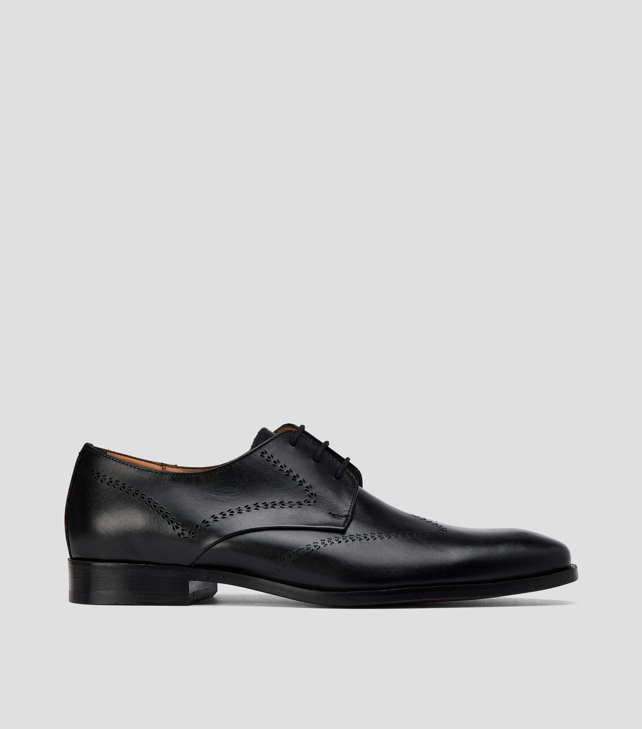 Zapatos Casuales Derby en piel Loira Hombre