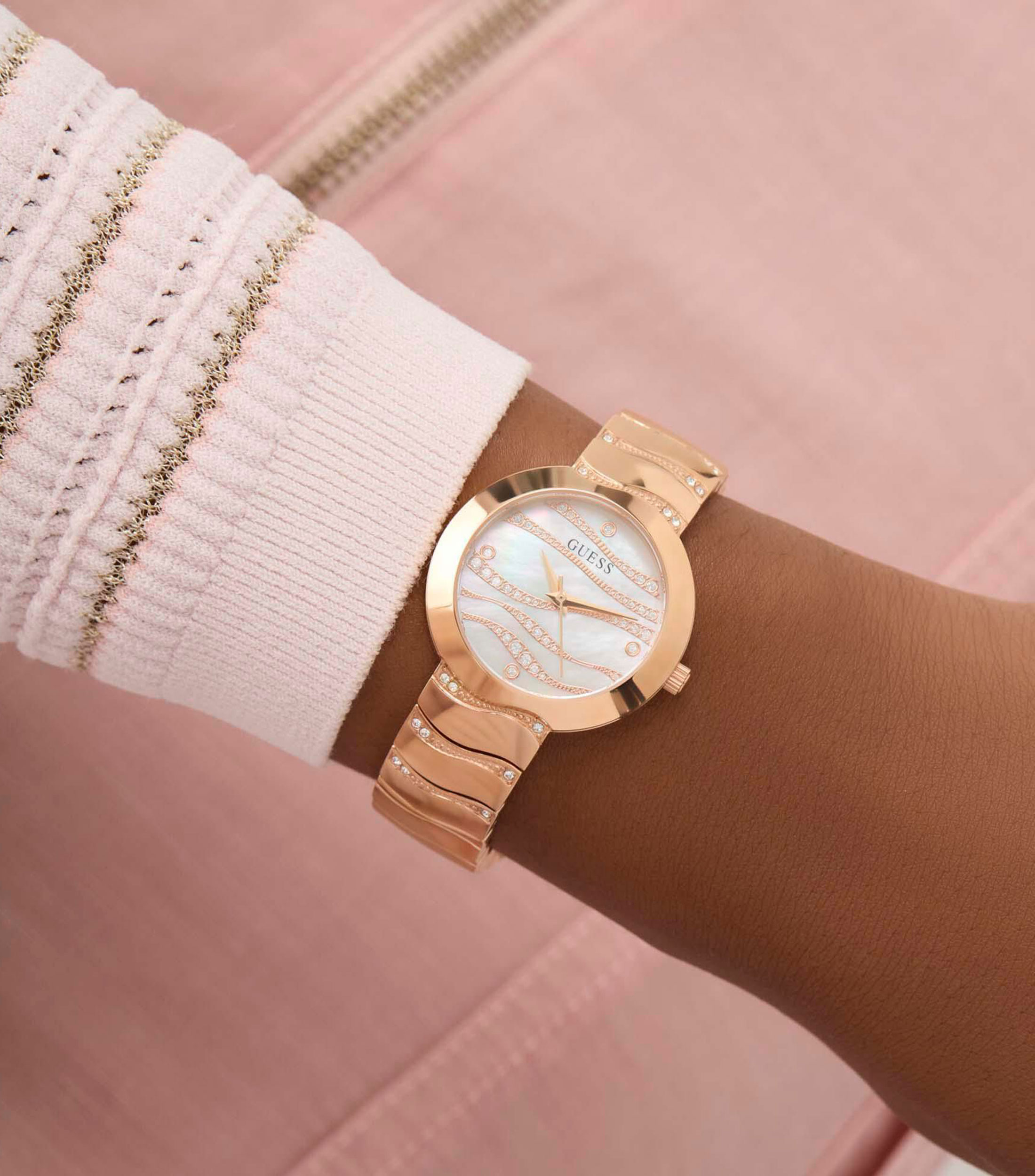 Reloj para Mujer, Casual, Oro Rosa