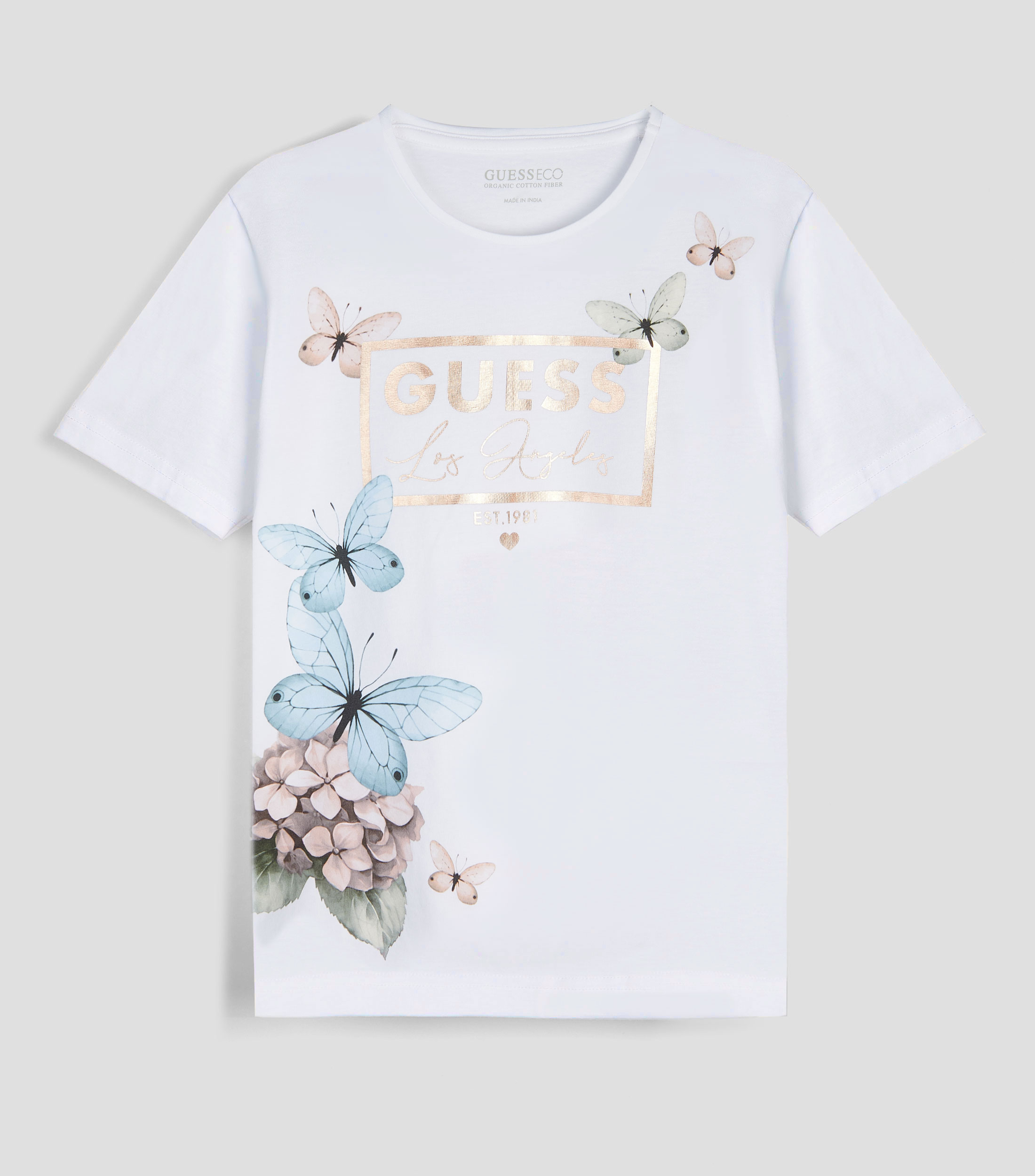 Playera estampada de manga corta Nina