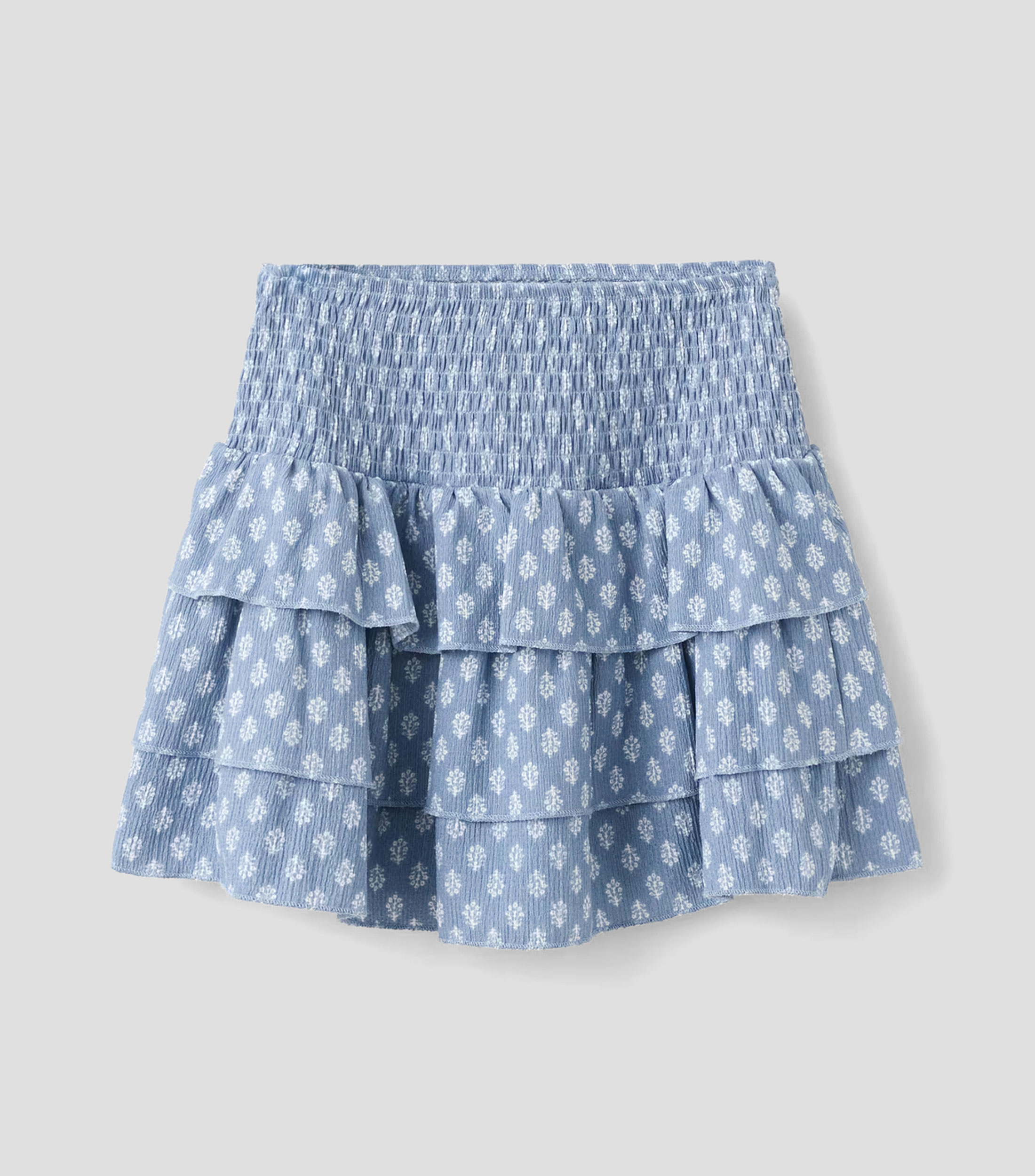 Falda estampada de corte regular Niña