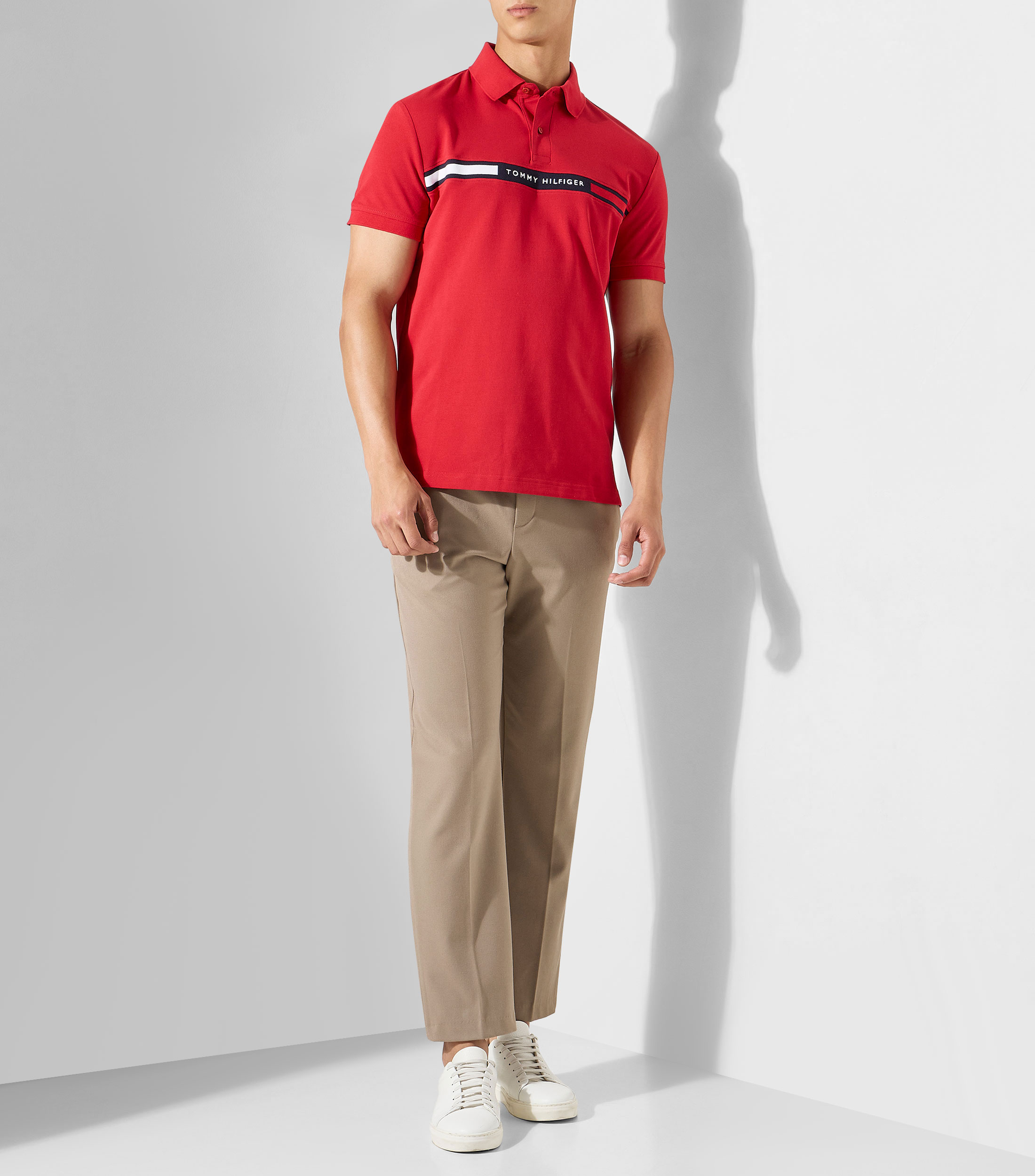 Playera tipo polo con manga corta Hombre