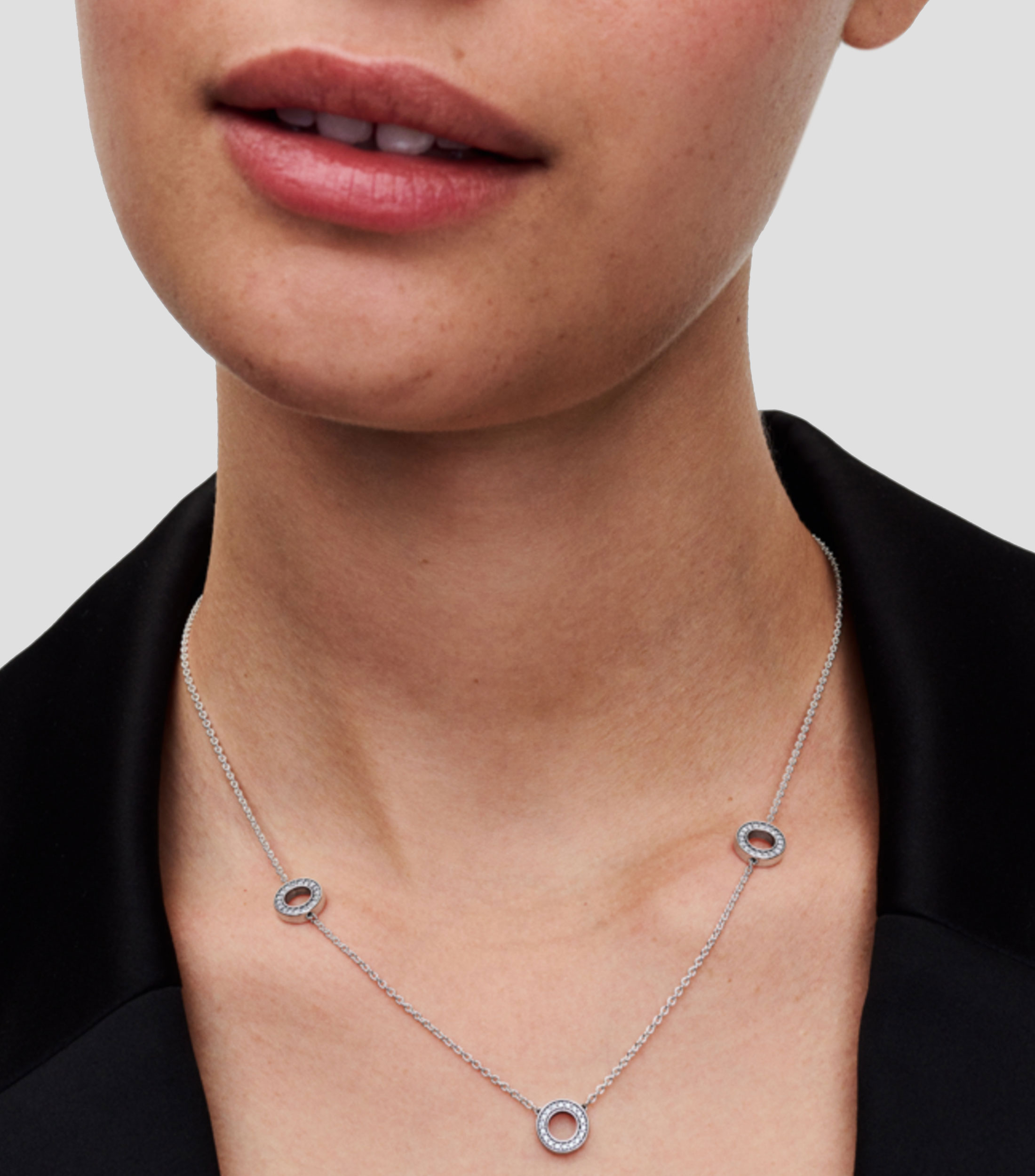 Collar en Plata 925 con Zirconia Mujer