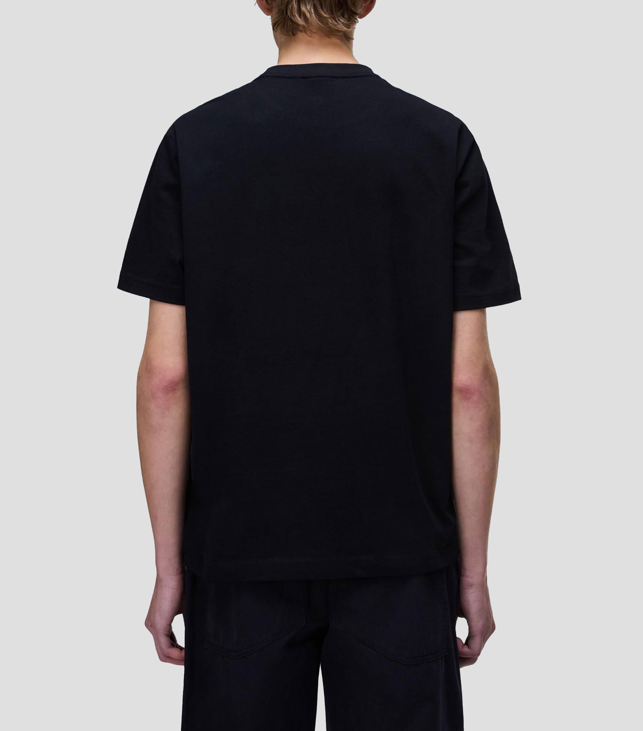 Playera cuello redondo manga corta Box Logo lisa Hombre