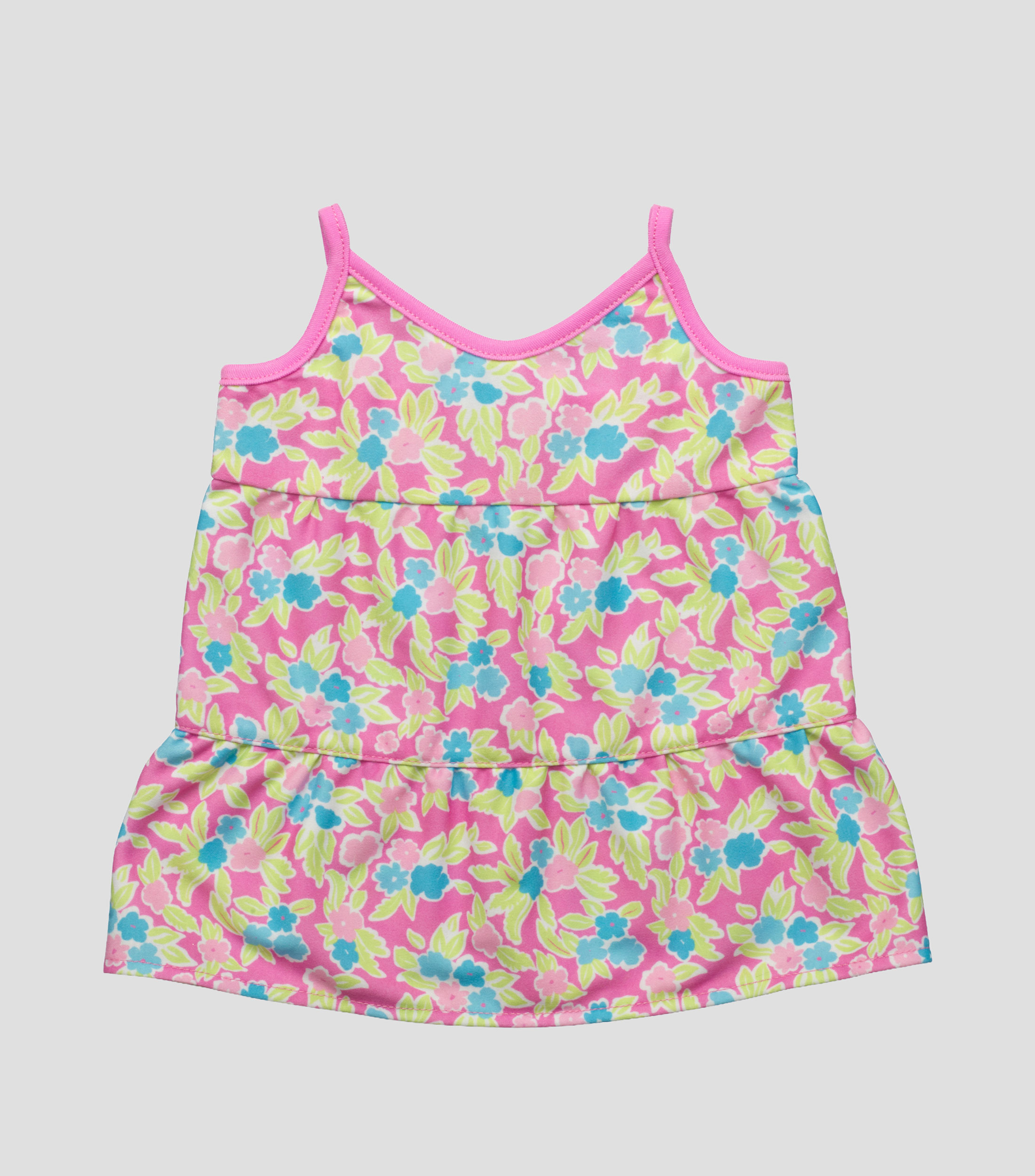 Vestido maxi floral para muñeco de peluche