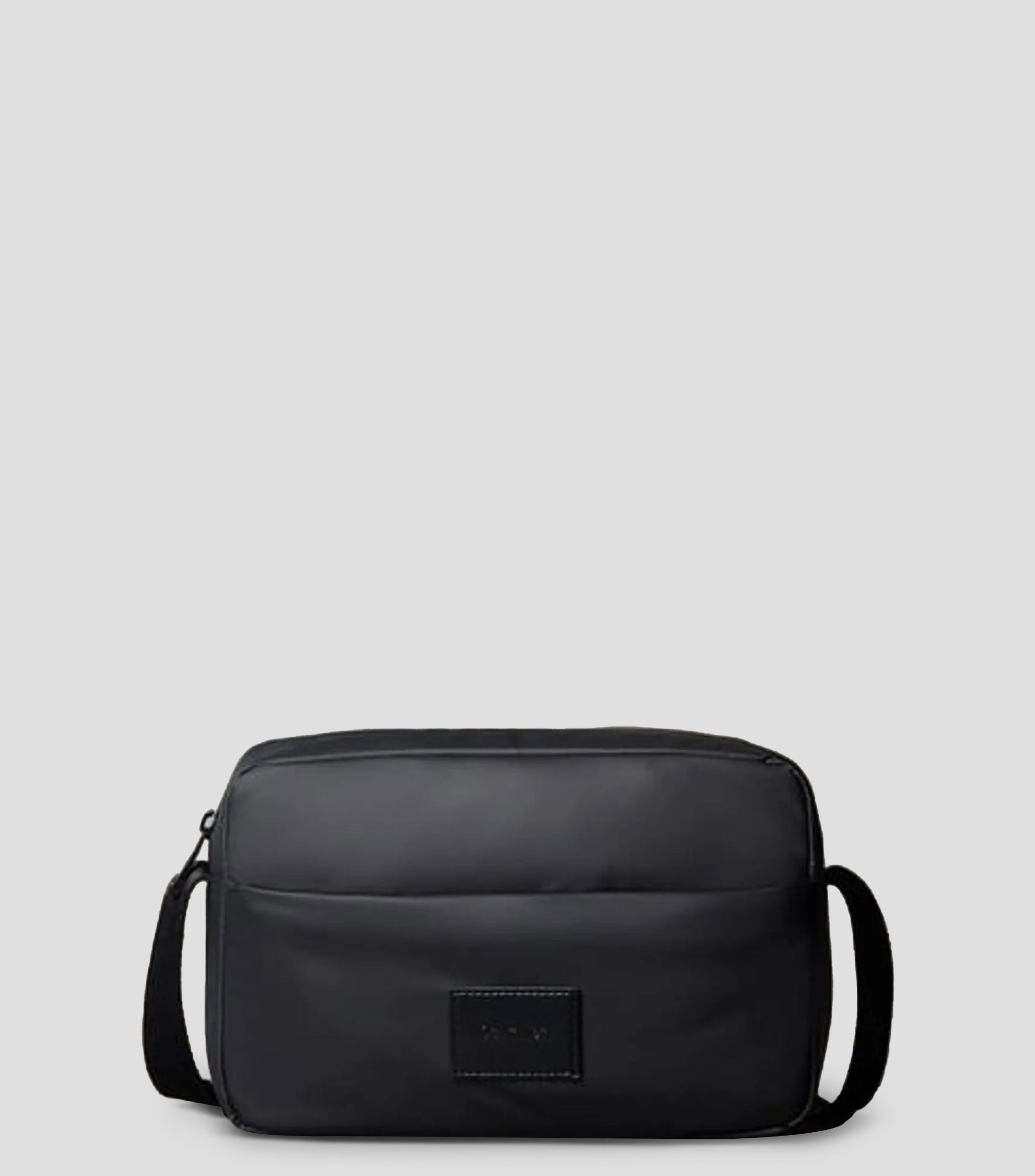 Bolso crossbody acolchado liso Hombre