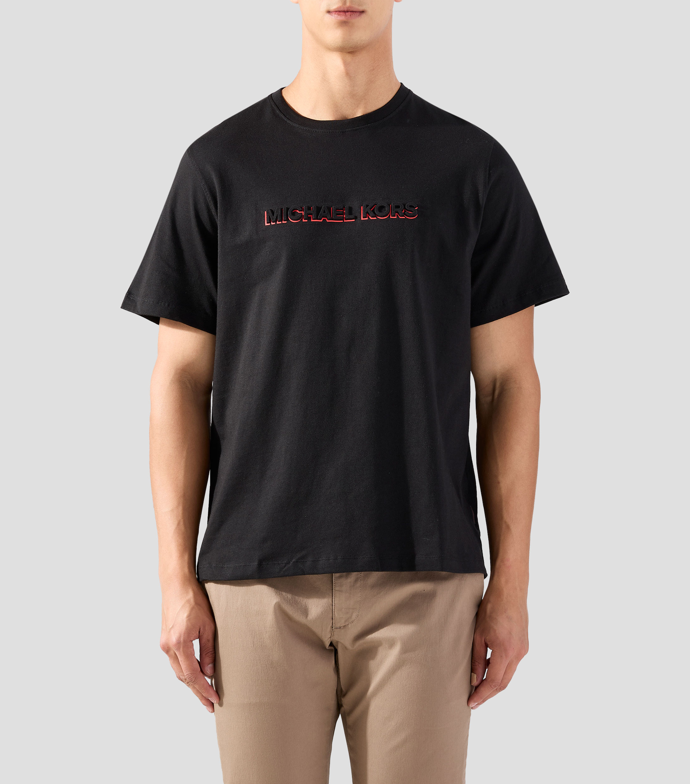 Playera cuello redondo manga corta lisa Hombre