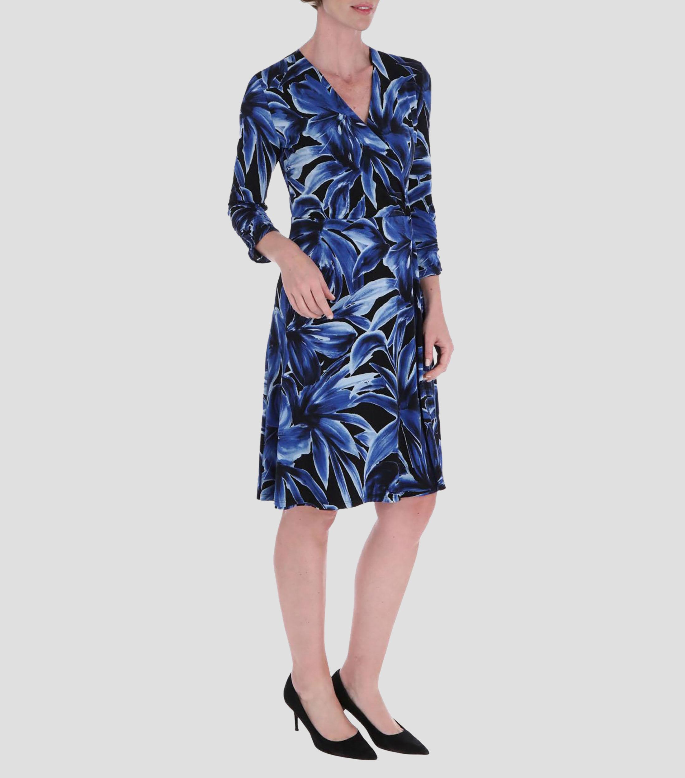 Vestido corto estampado Mujer
