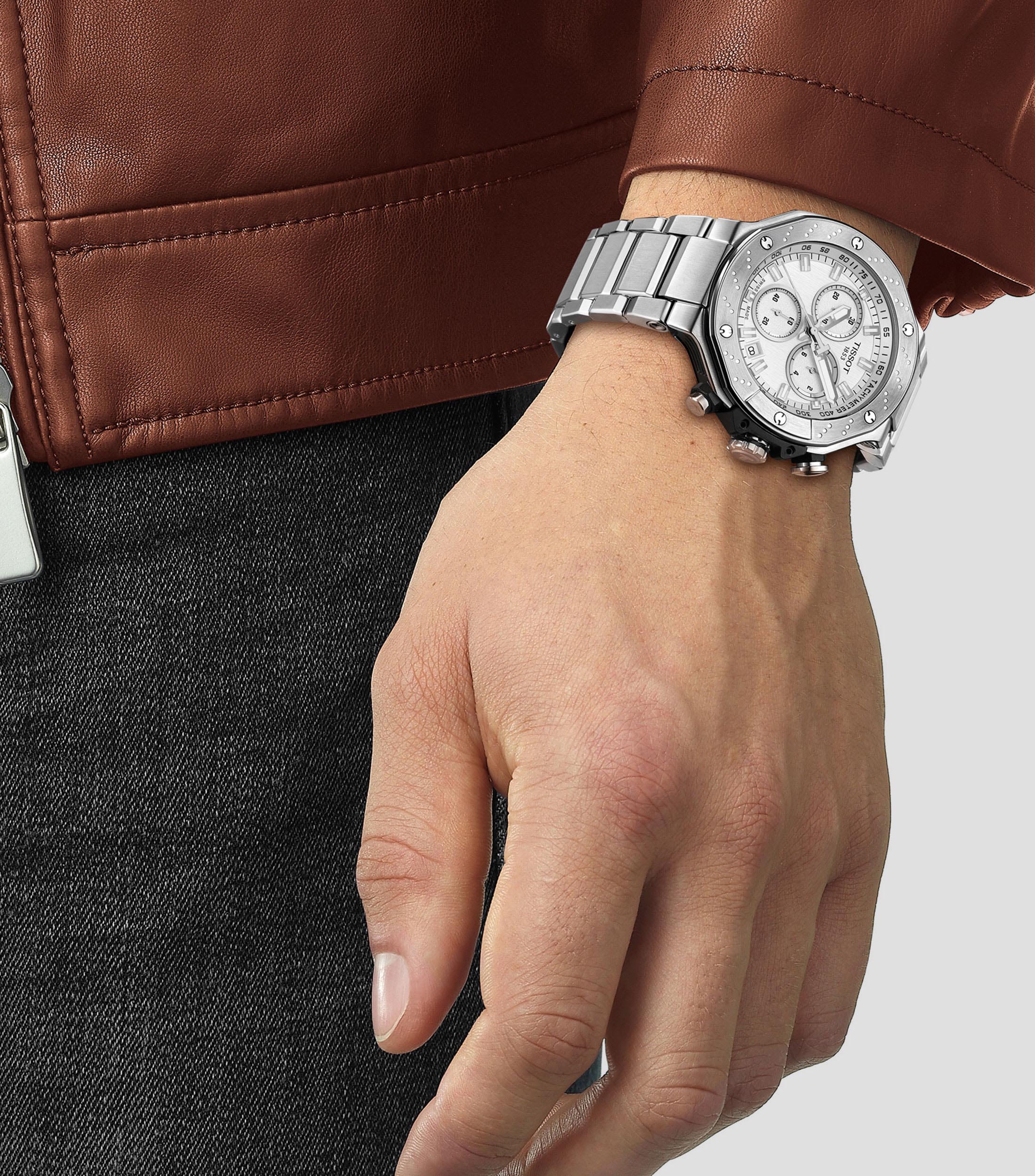 Reloj para Hombre Deportivo, Plateado