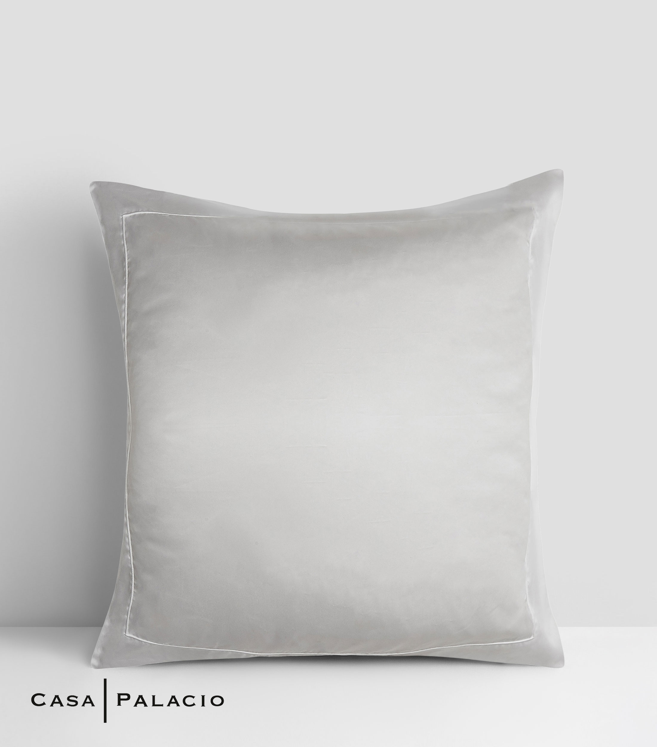 Funda para almohada Euro Grace en algodon blanco