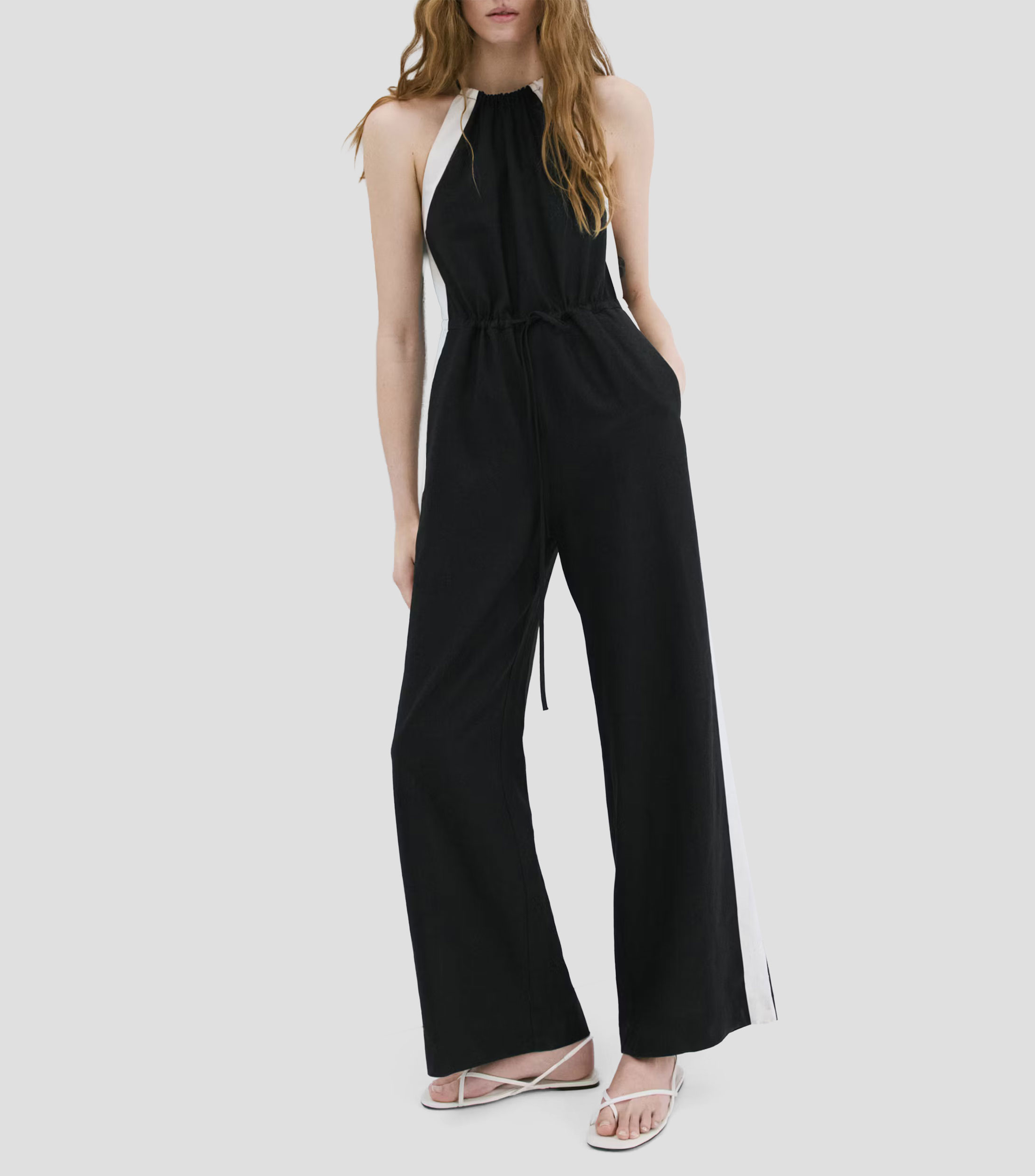 Jumpsuit de corte recto Mujer