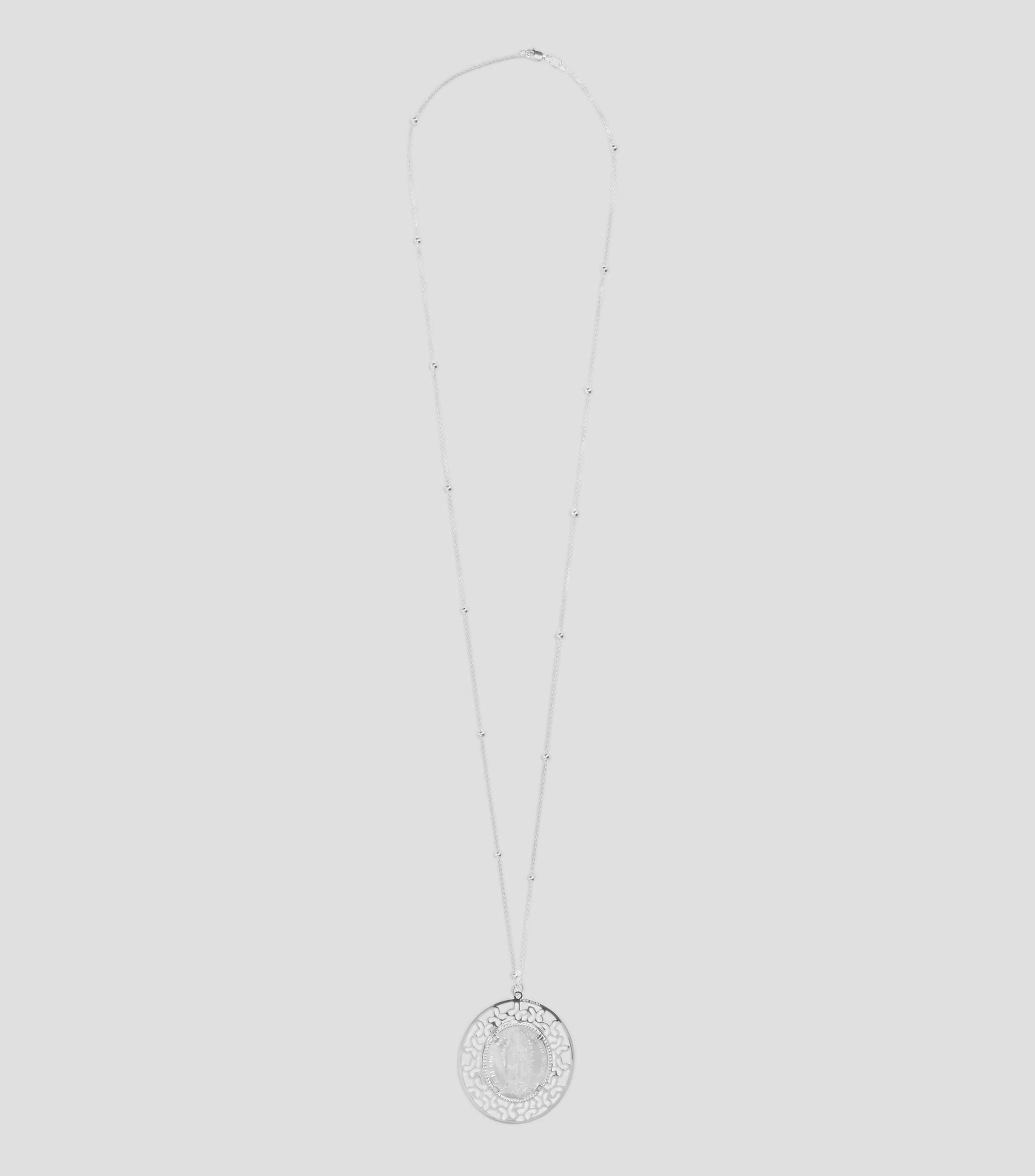 Dije en plata Virgen Mujer