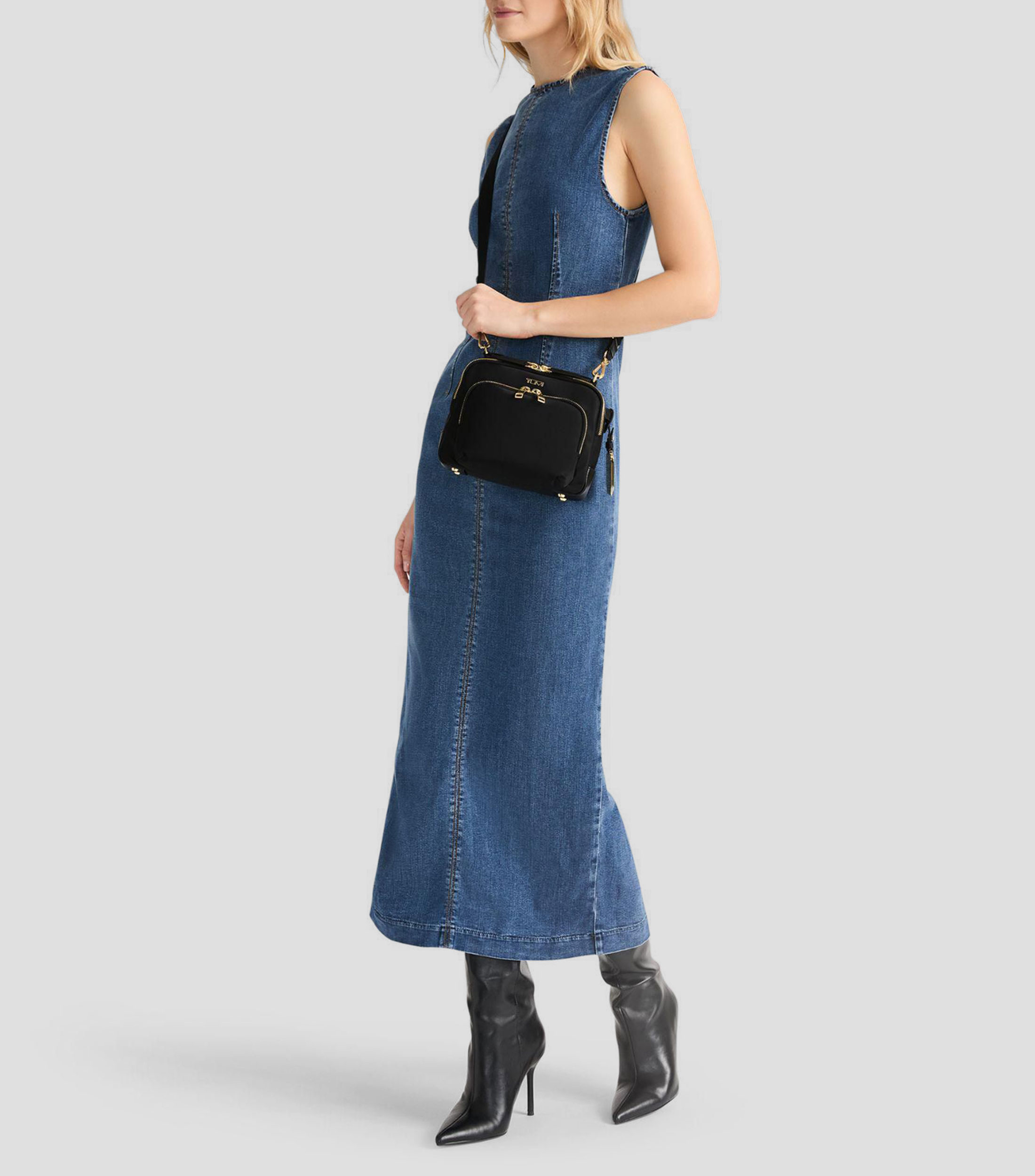 Bolsa Crossbody Negro Teghan Mujer