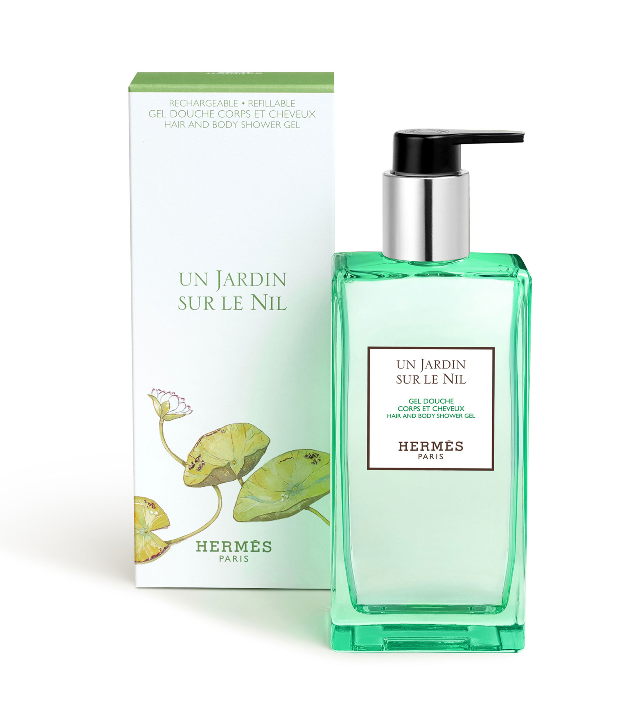 Gel de ducha para cuerpo y cabello Jardin sur le Nil, 200 ml