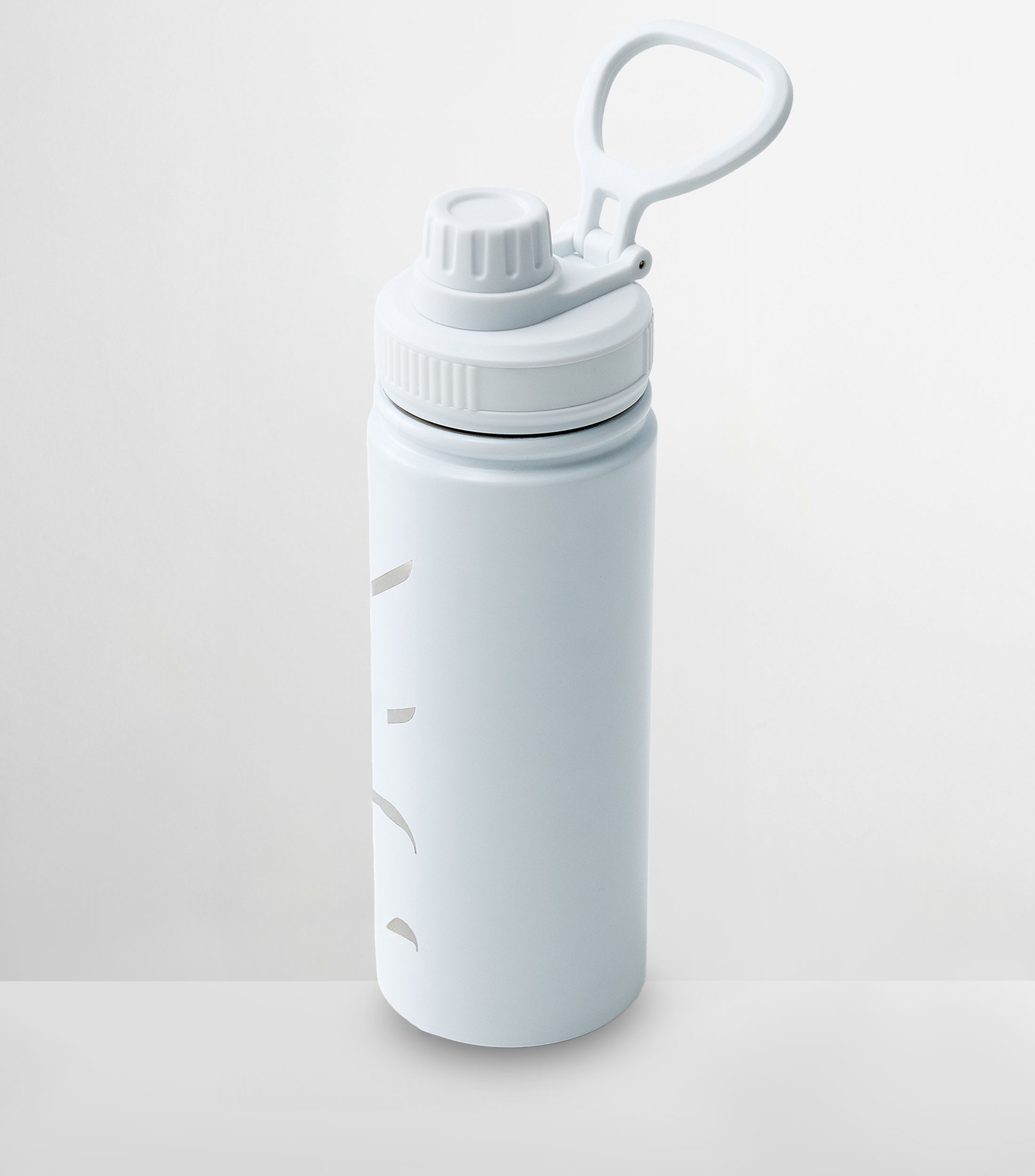 Botella para entrenamiento Vivaq blanco