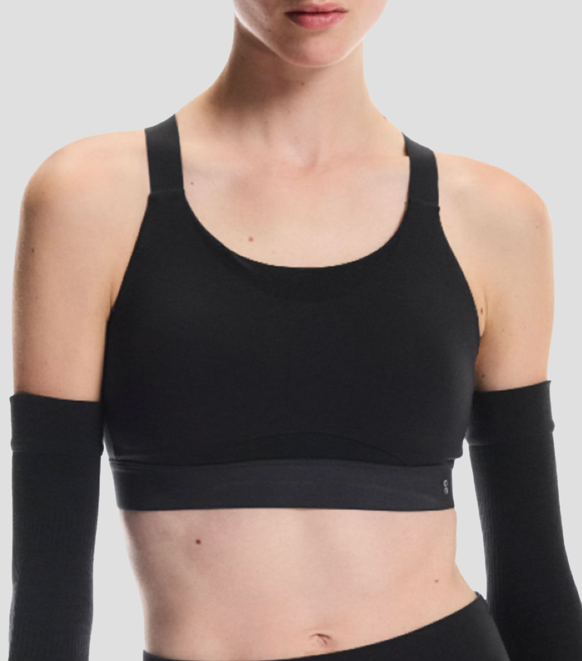 Top deportivo para correr Performance liso Mujer