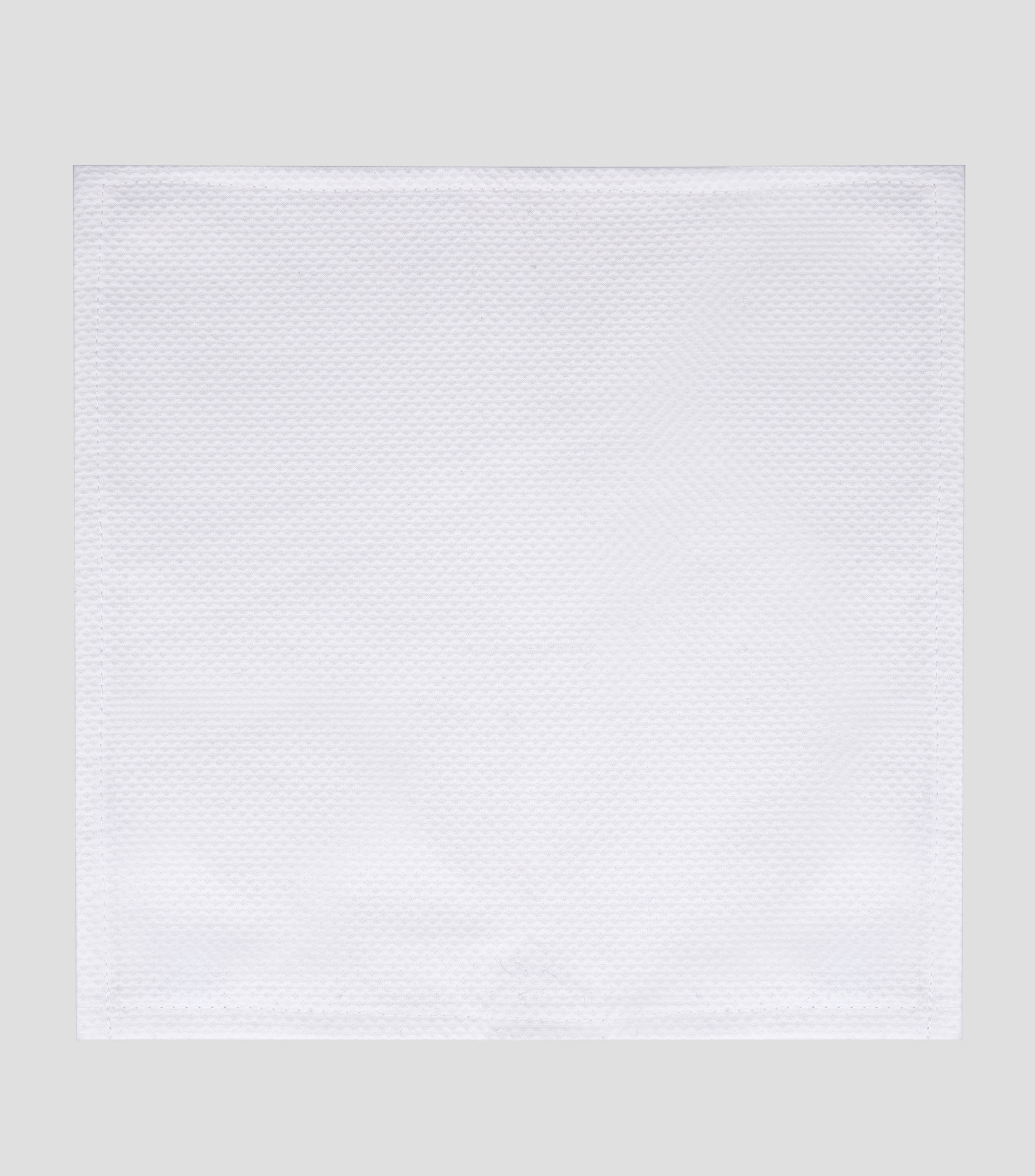Panuelo blanco con microdiseno Hombre