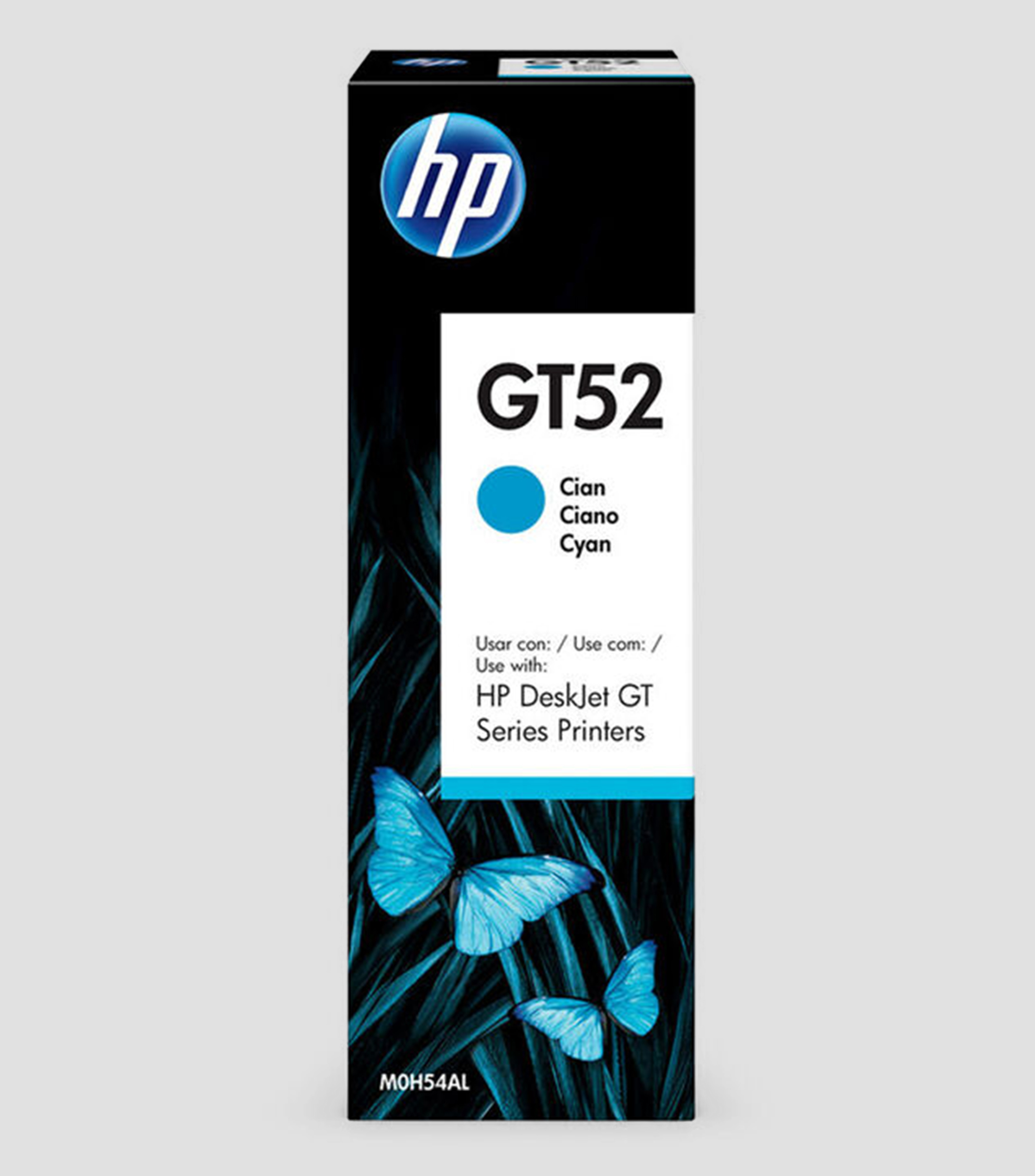 Botella de tinta Original HP GT52 Cian M0H54AL Deskjet 5810, 5821