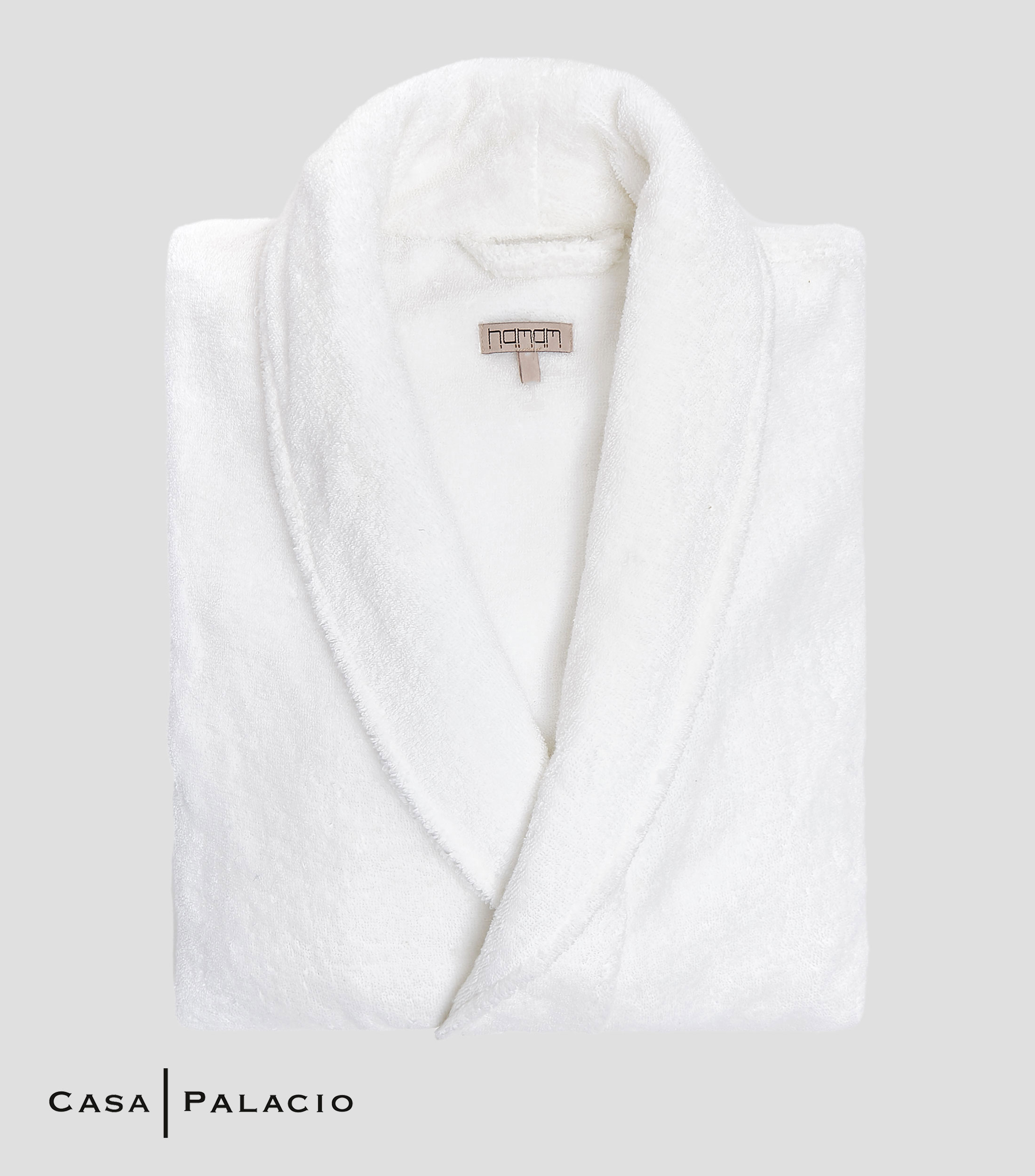 Bata de baño grande Pera blanca lisa Unisex