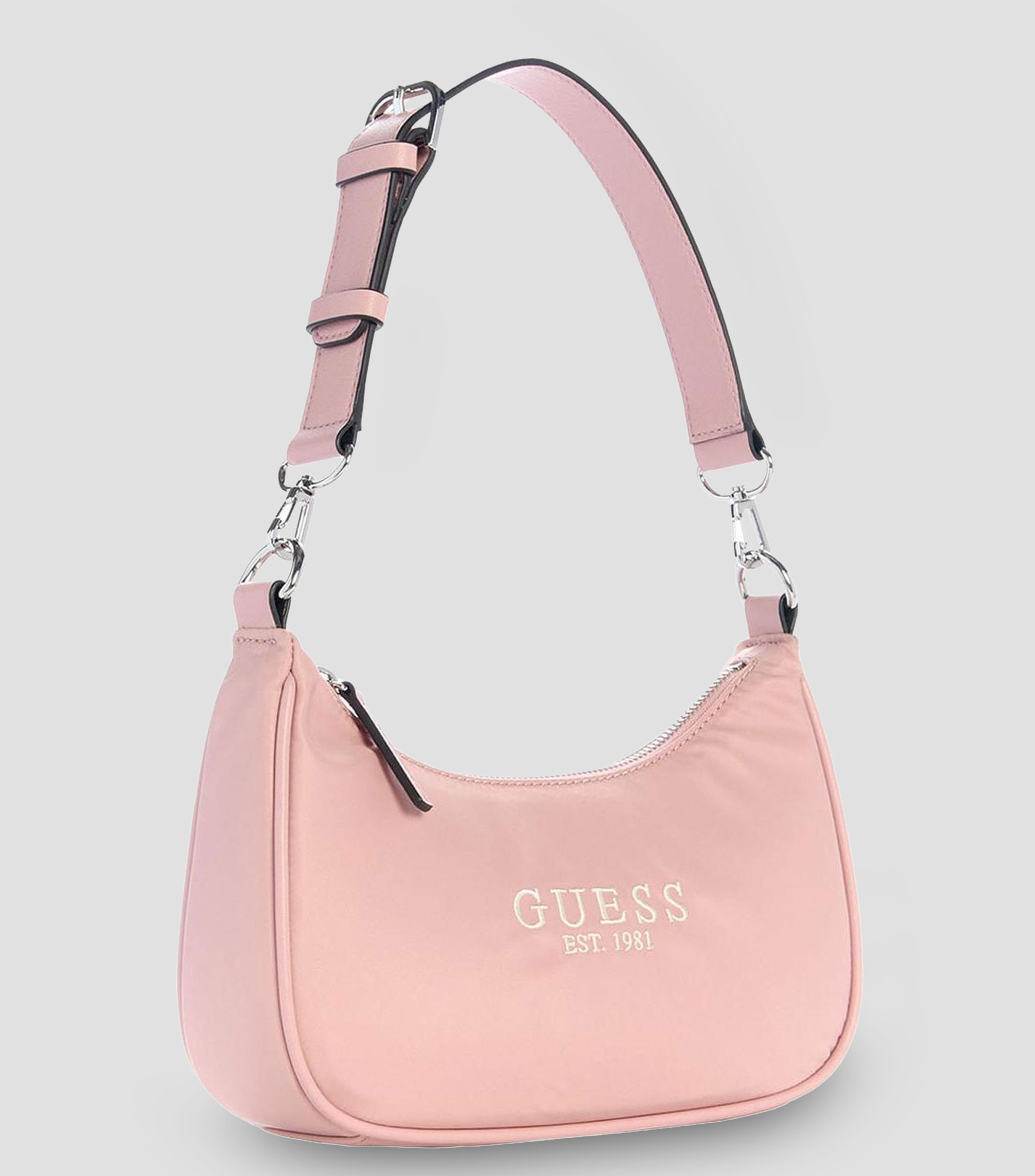 Bolsa shoulder rosa Arona con logotipo Mujer