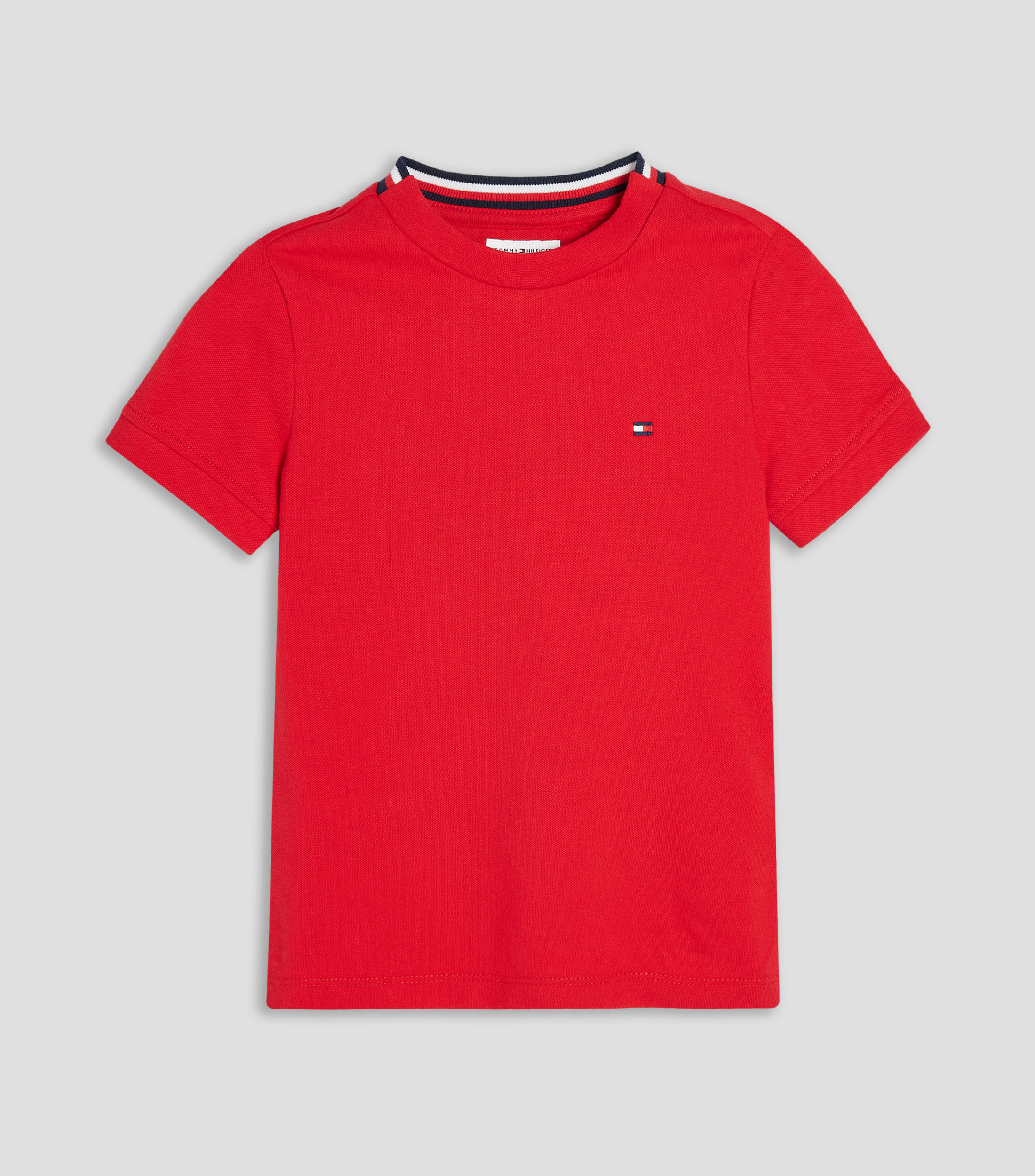 Playera cuello redondo manga corta lisa Niño