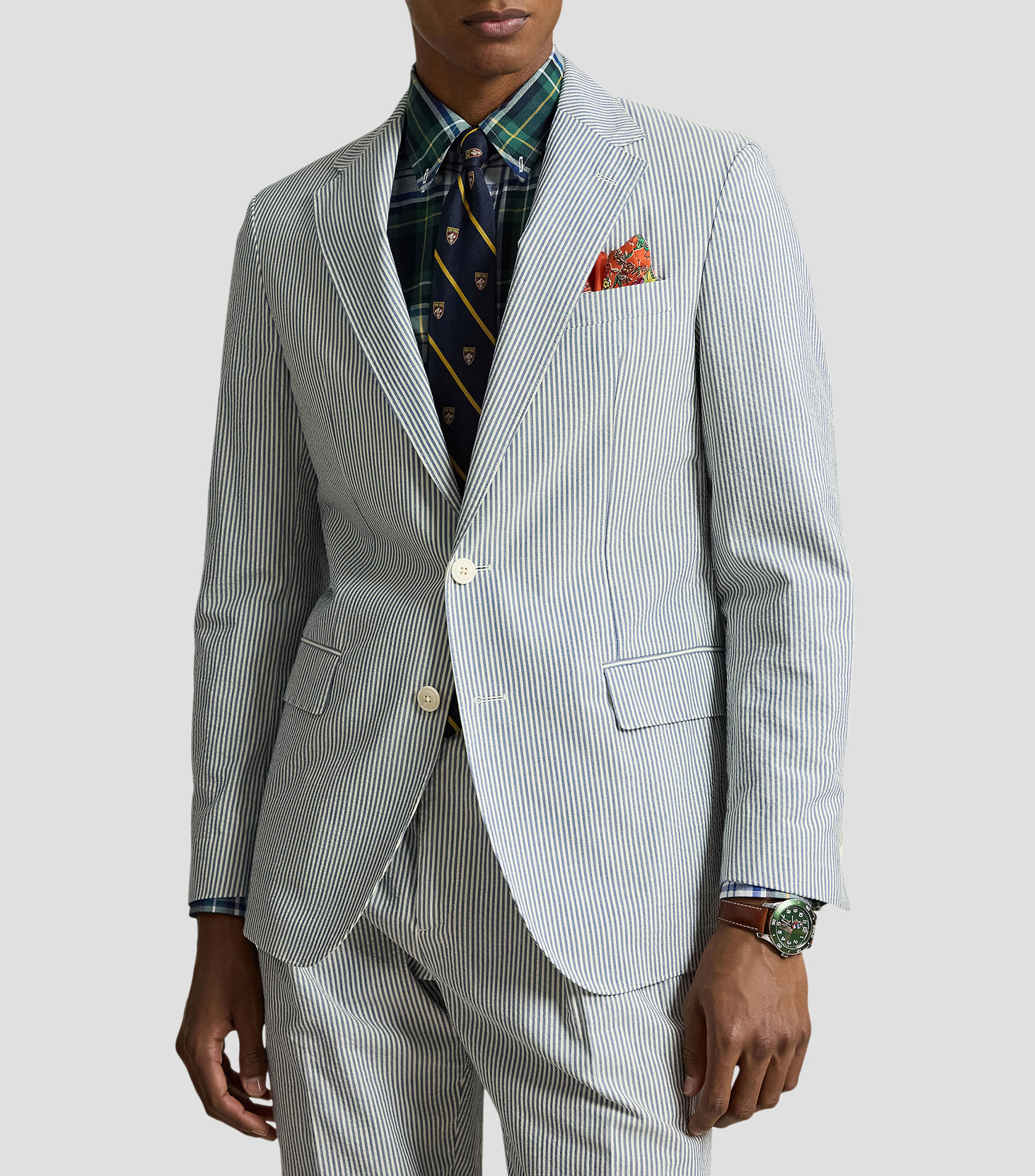 Saco con rayas Hombre
