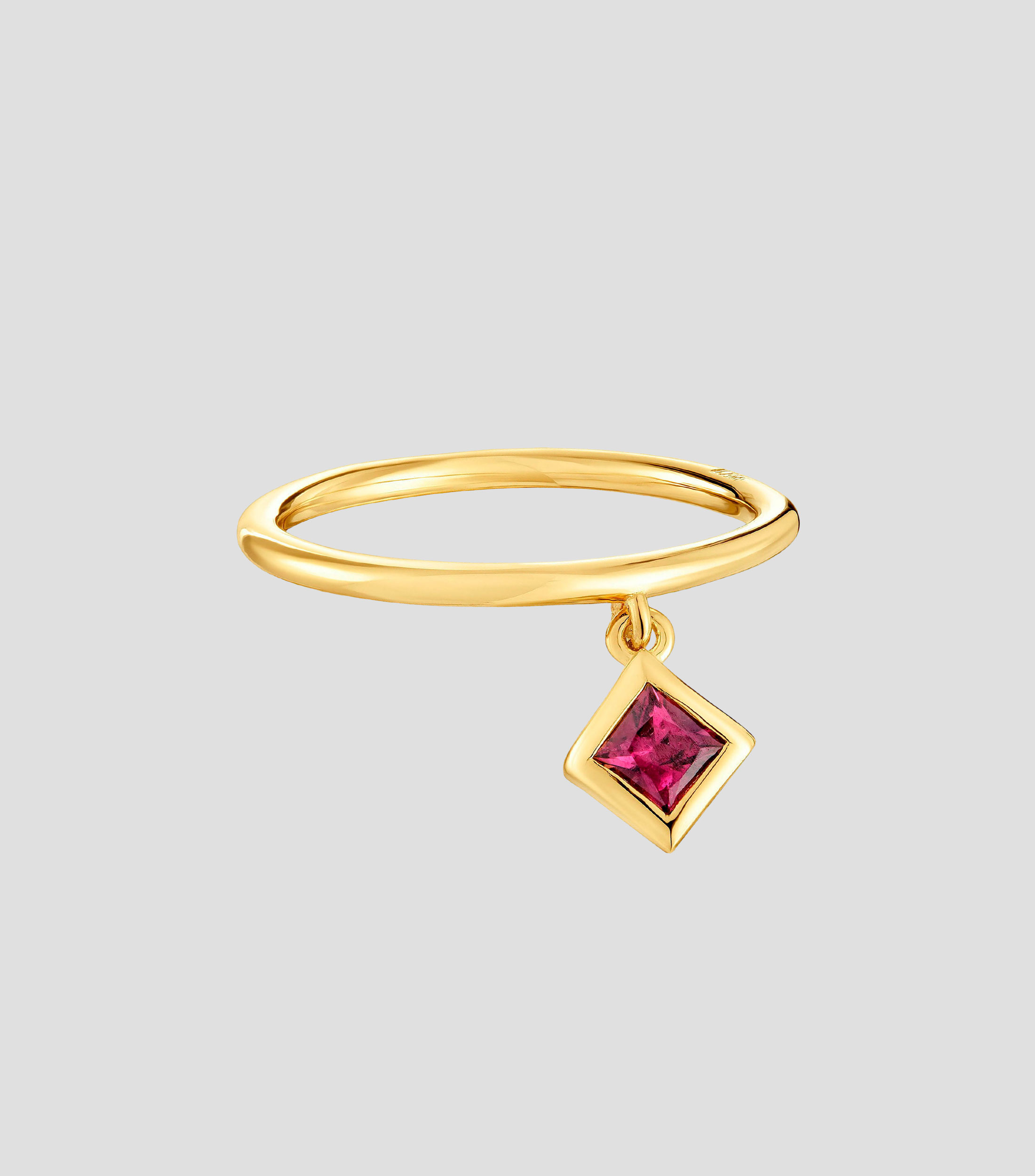 Anillo en Plata Basic Colors con Rodolita Mujer