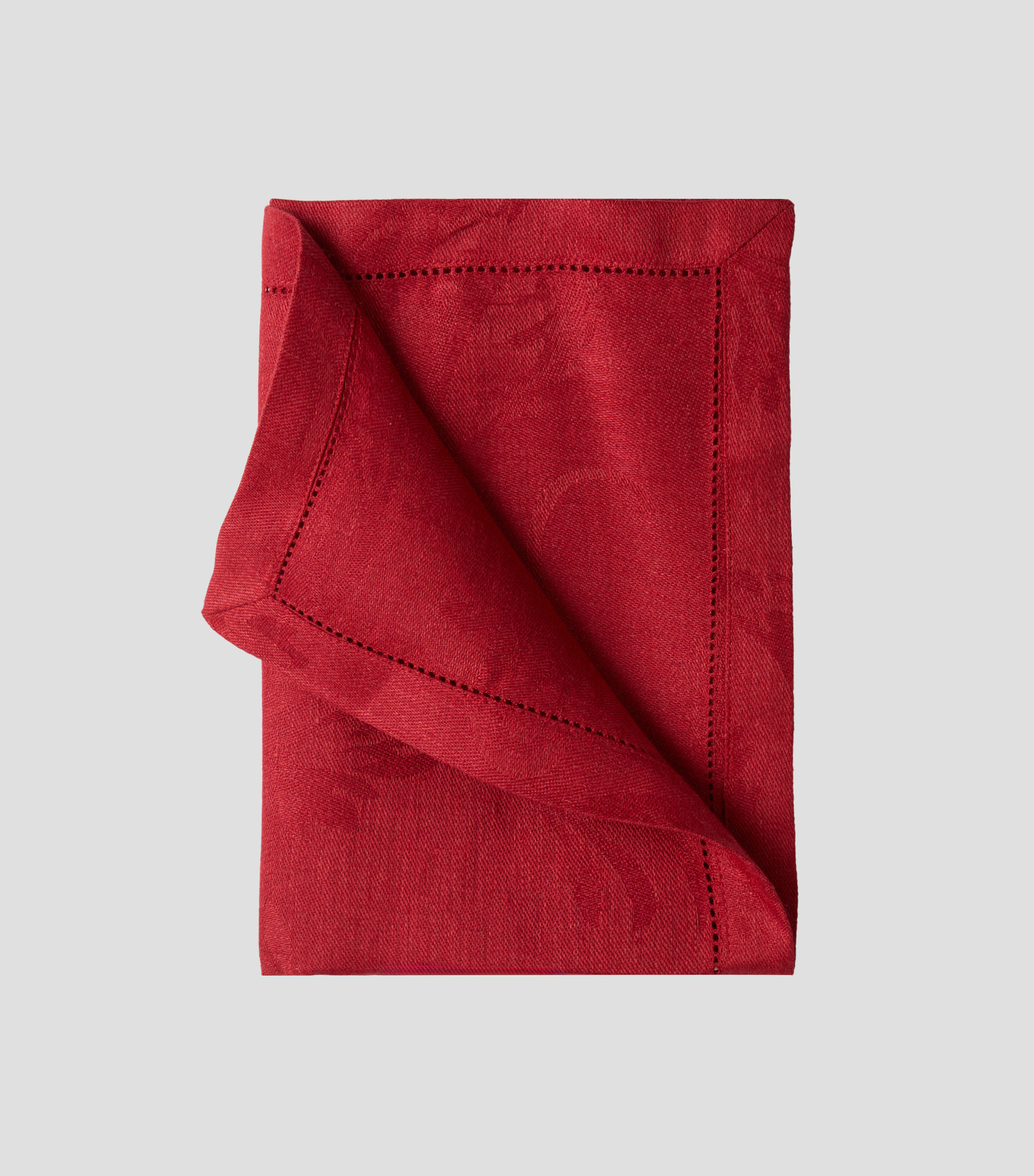 Mantel Renaissance rojo floral