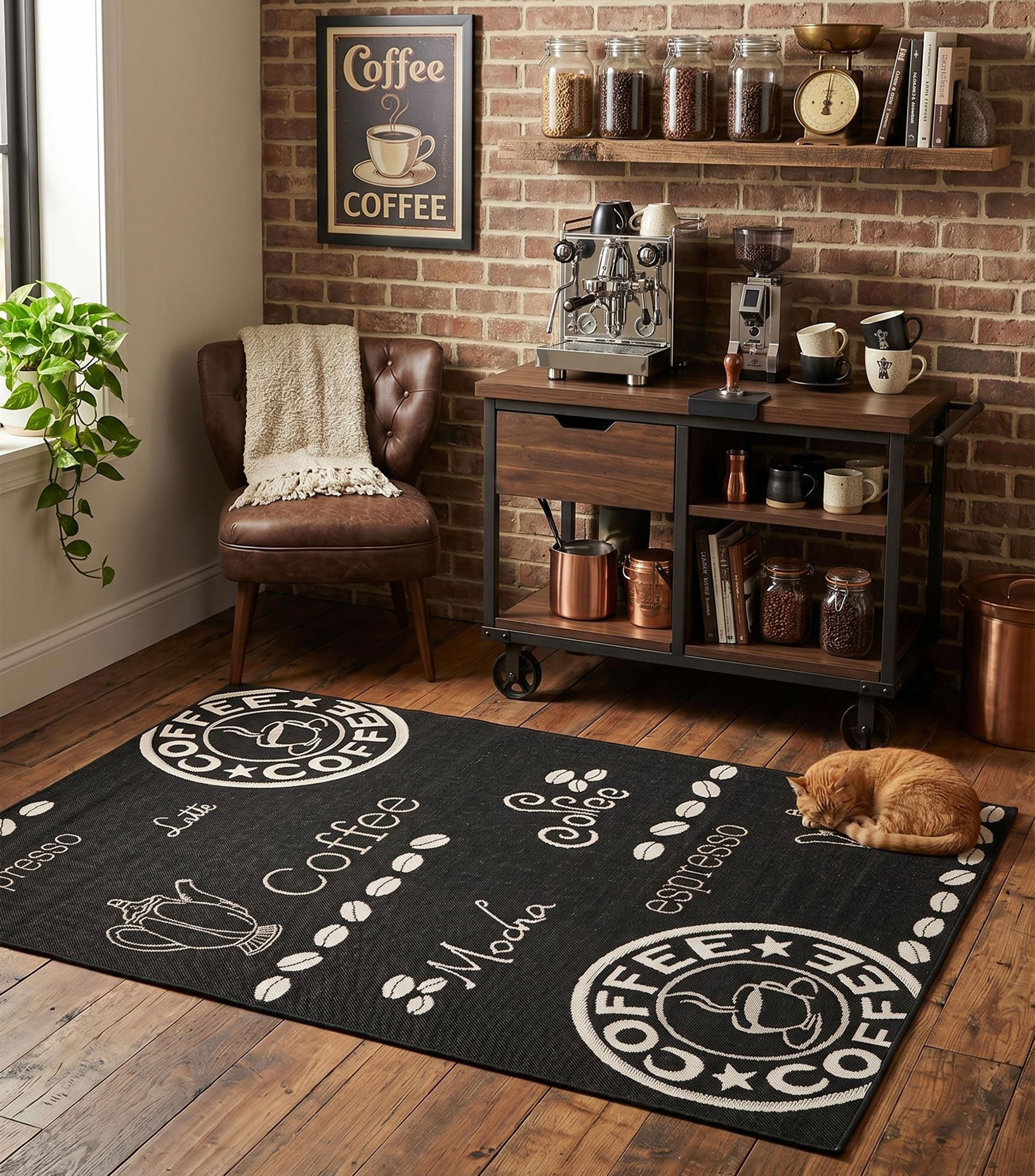 Tapete decorativo Melbourne en polipropileno 180 x 120 cm