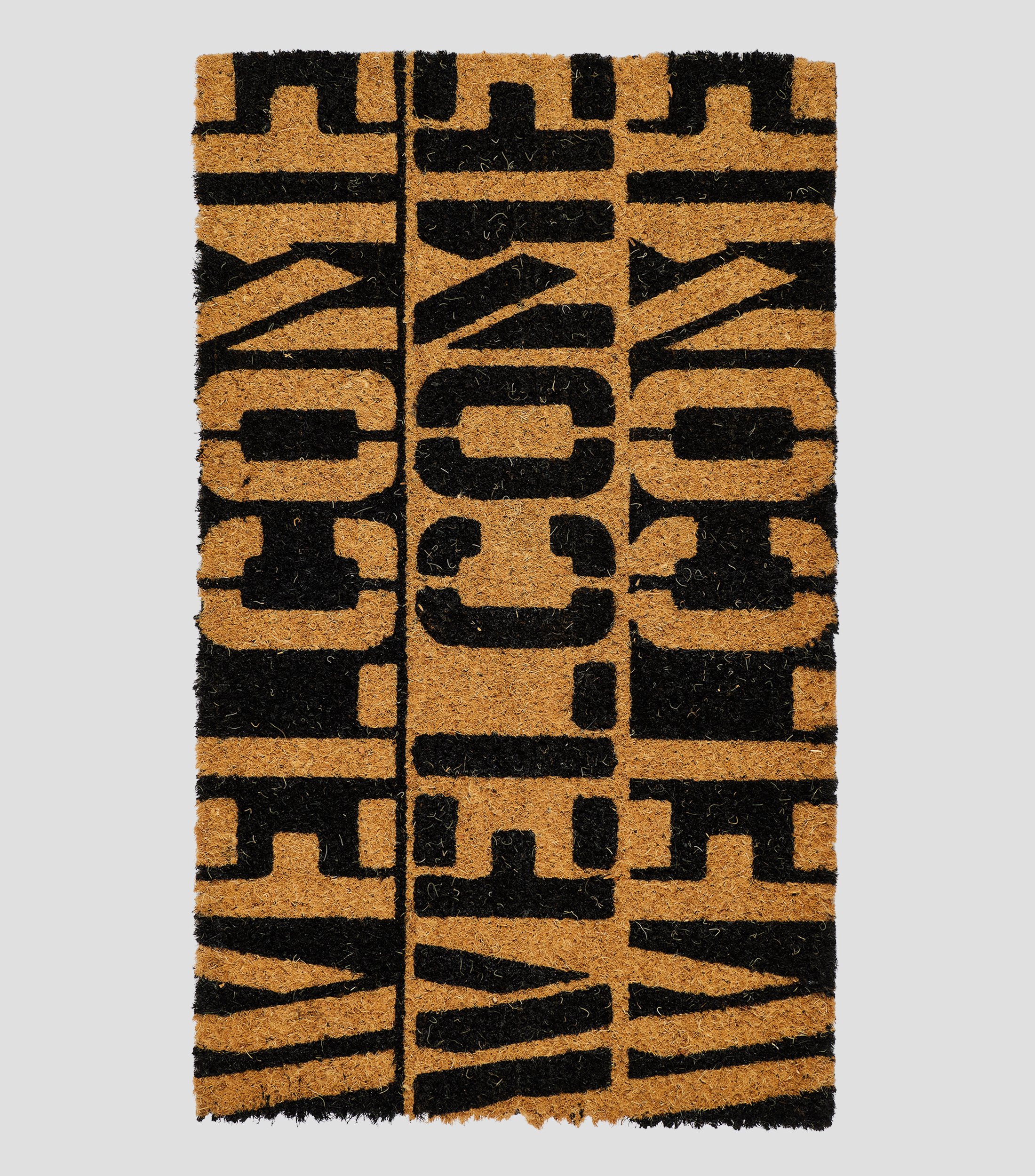 Tapete decorativo Triple Welcome en PVC 45 x 75 cm