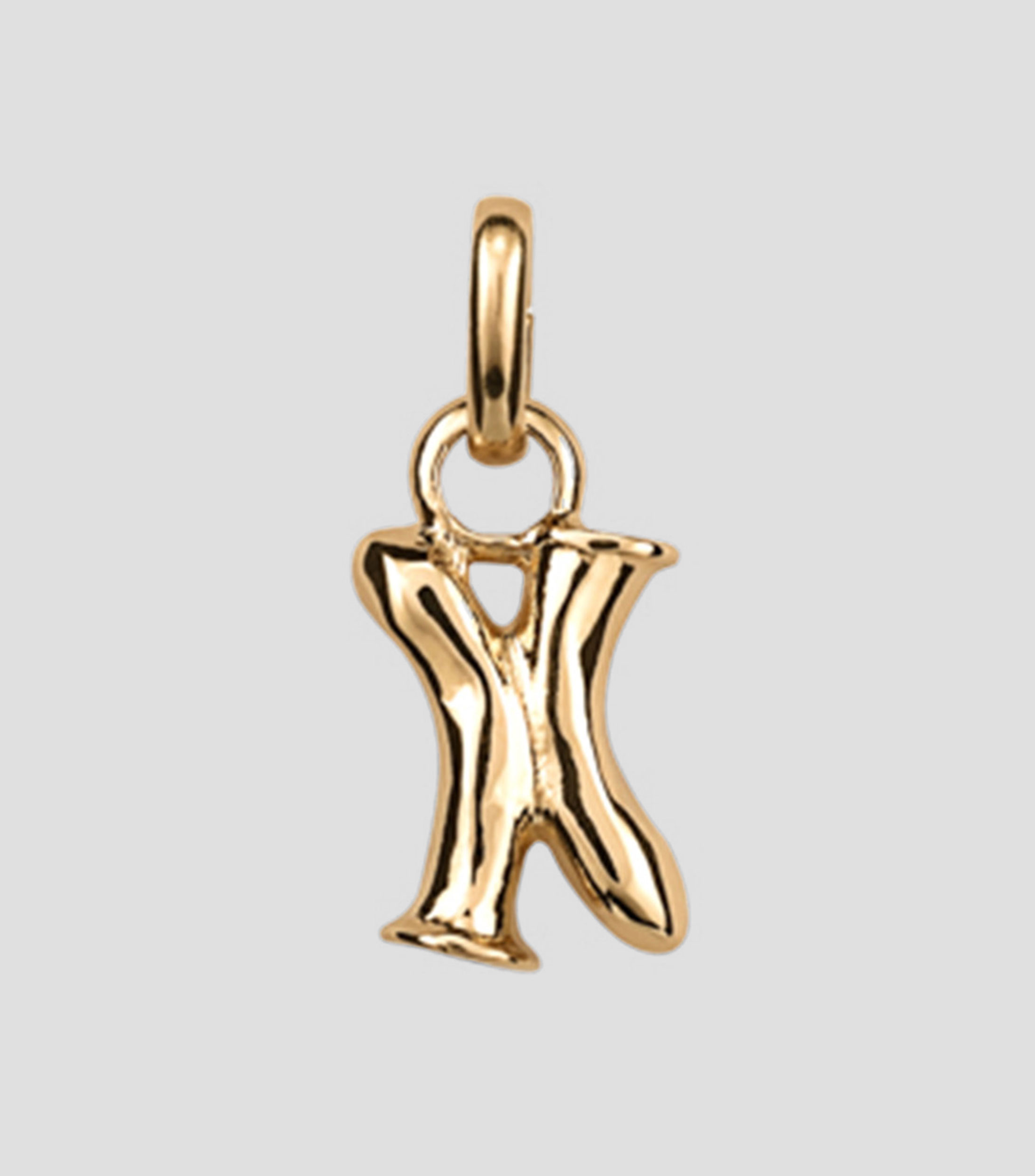 Charm letra X con argolla Mujer