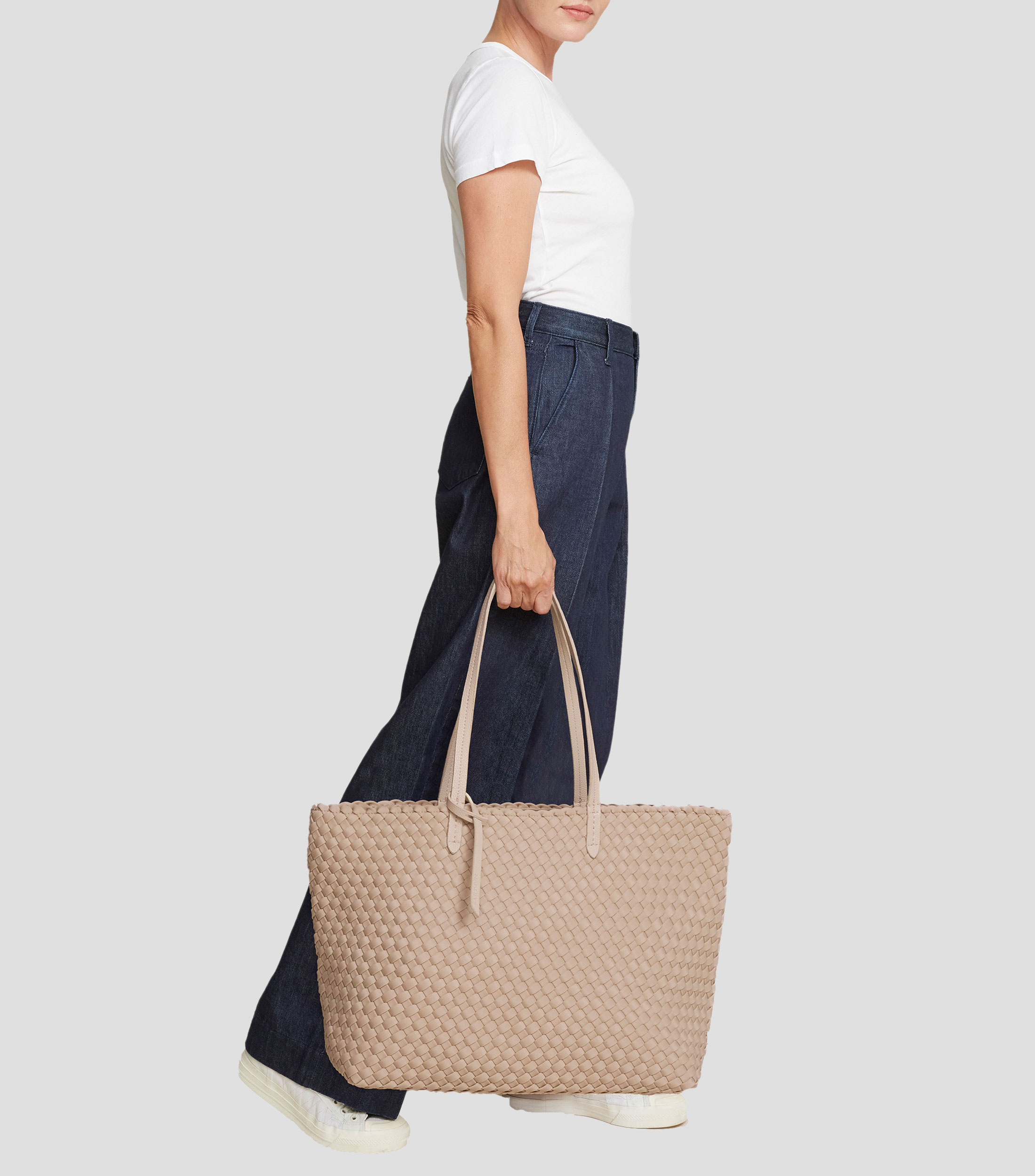 Bolsa tote beige Jetsetter Large lisa Mujer