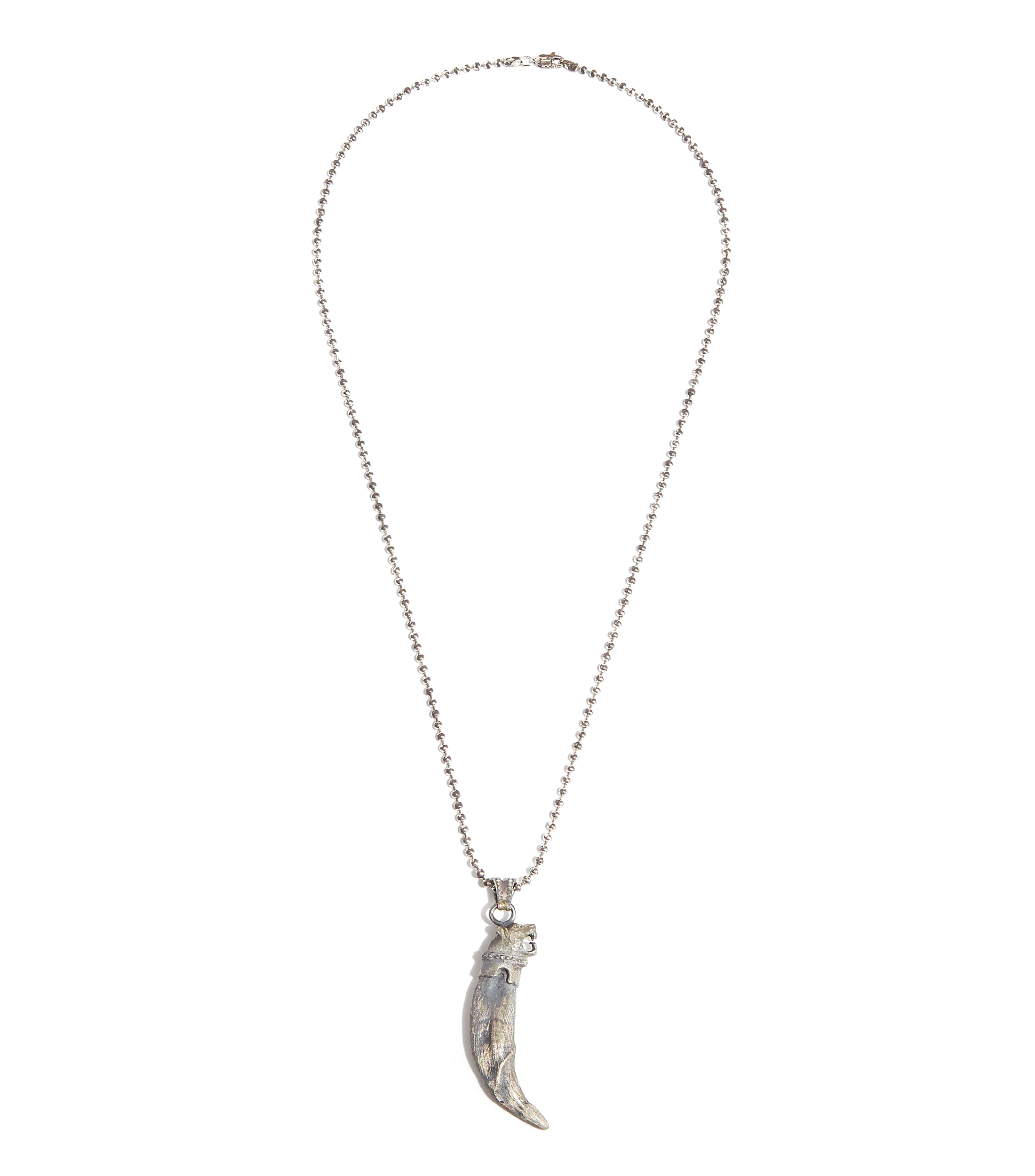 Collar en plata Hombre