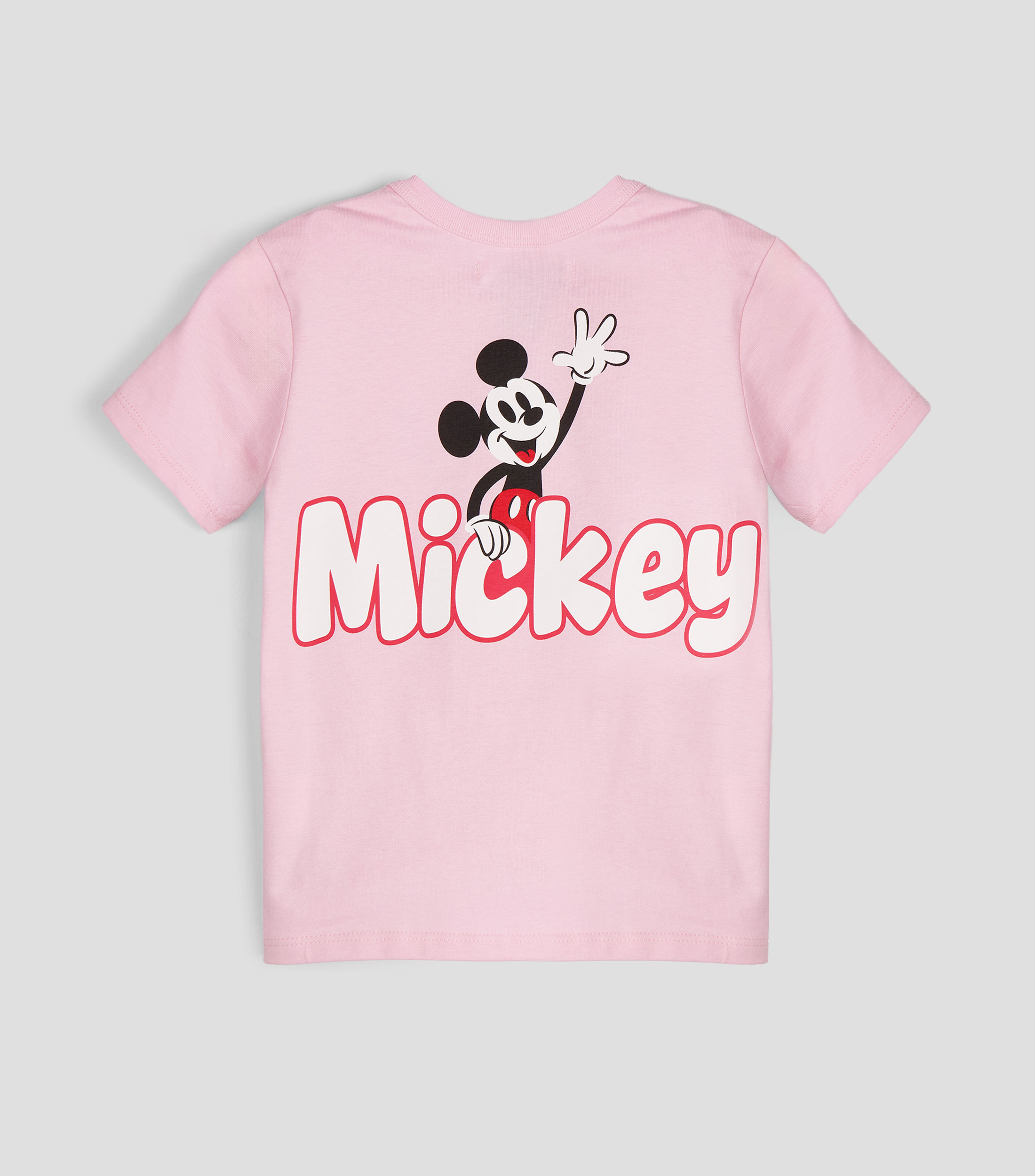 Playera cuello redondo manga corta estampada Niña