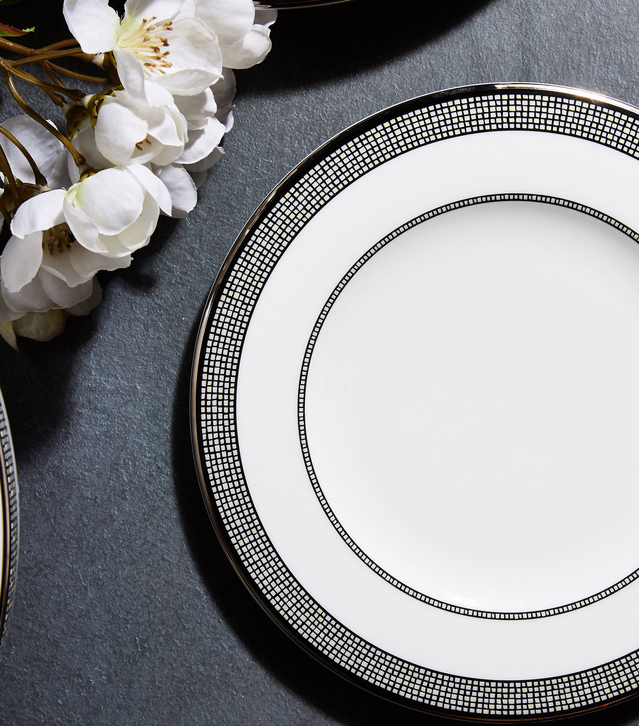 Plato para Pan Gem Stone con cuadros
