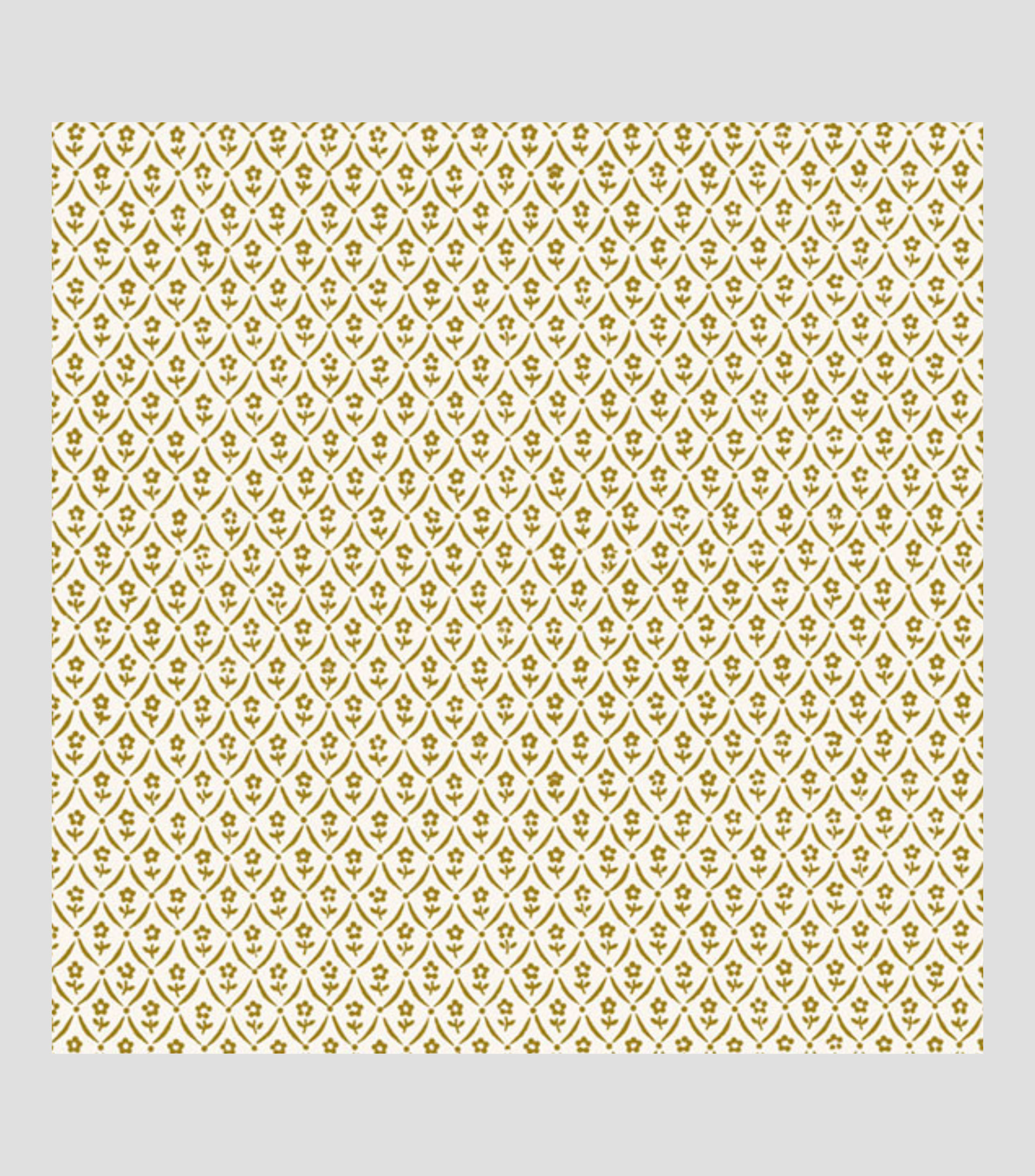 Pliego de papel Tassotti Flor oro 50 x 70 cm