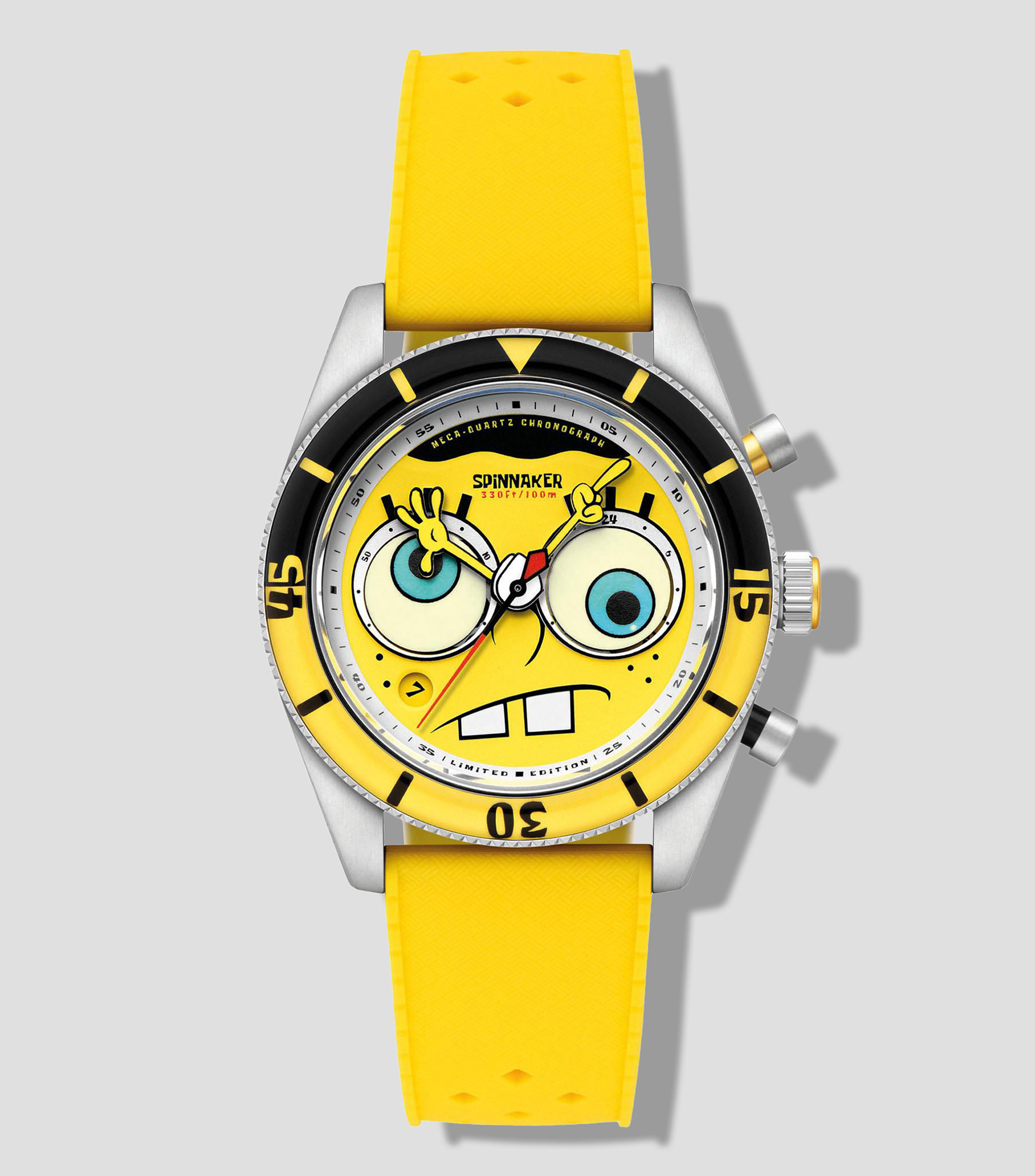 Reloj Unisex Bob Esponja Casual, Plateado