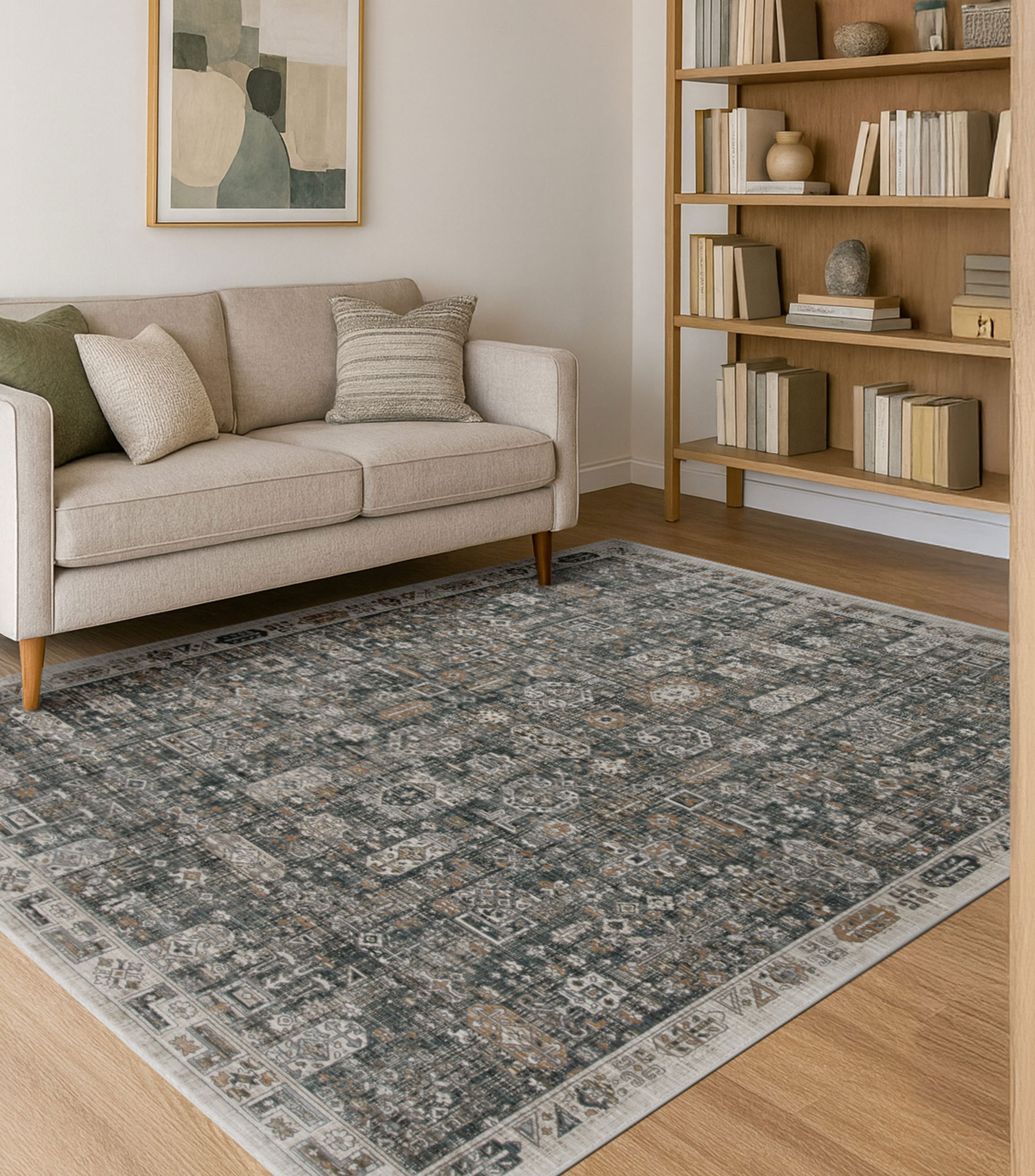 Tapete decorativo Radian en poliéster 180 x 120 cm