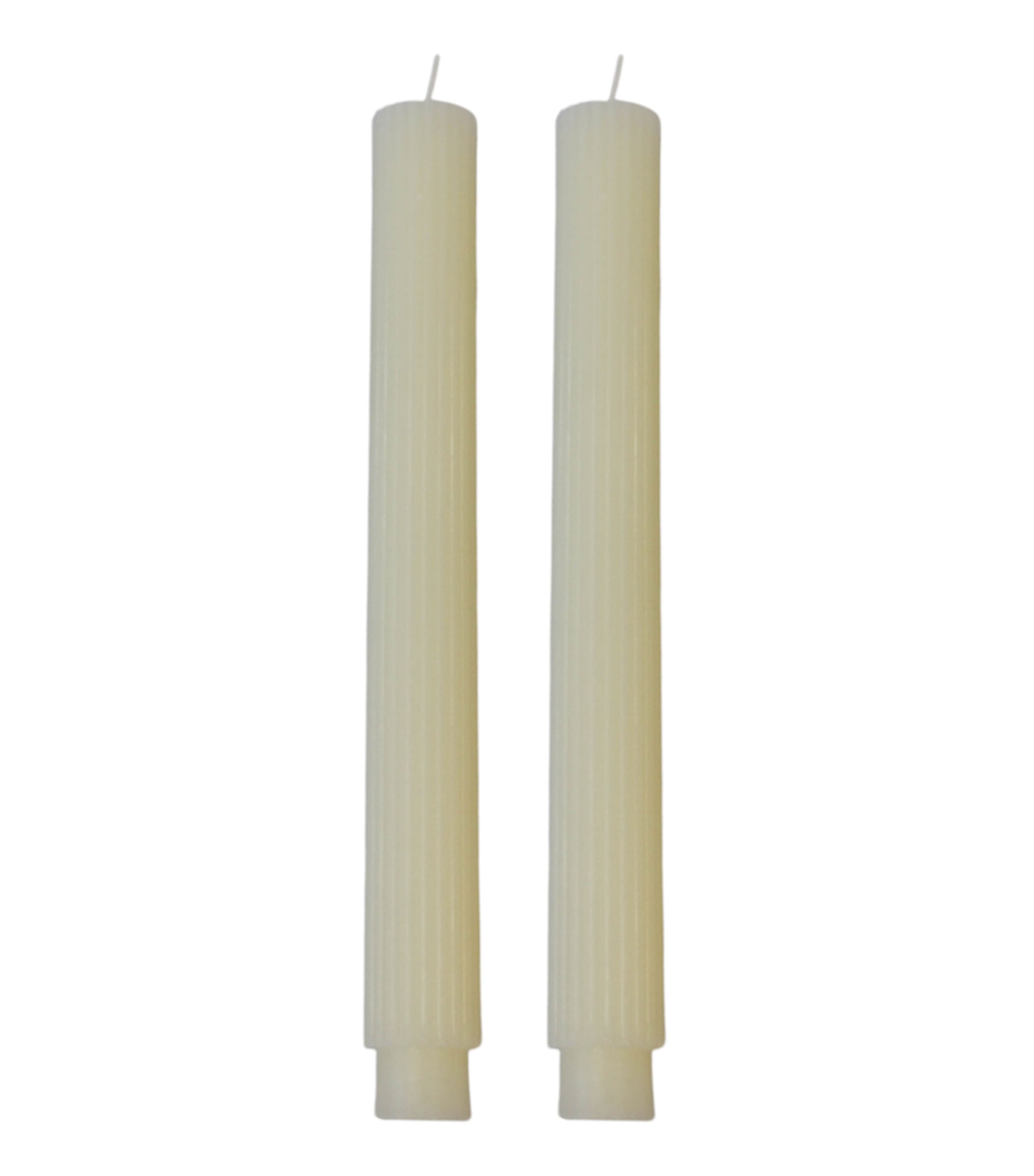 Set 2 velas decorativas Grecian, ivory