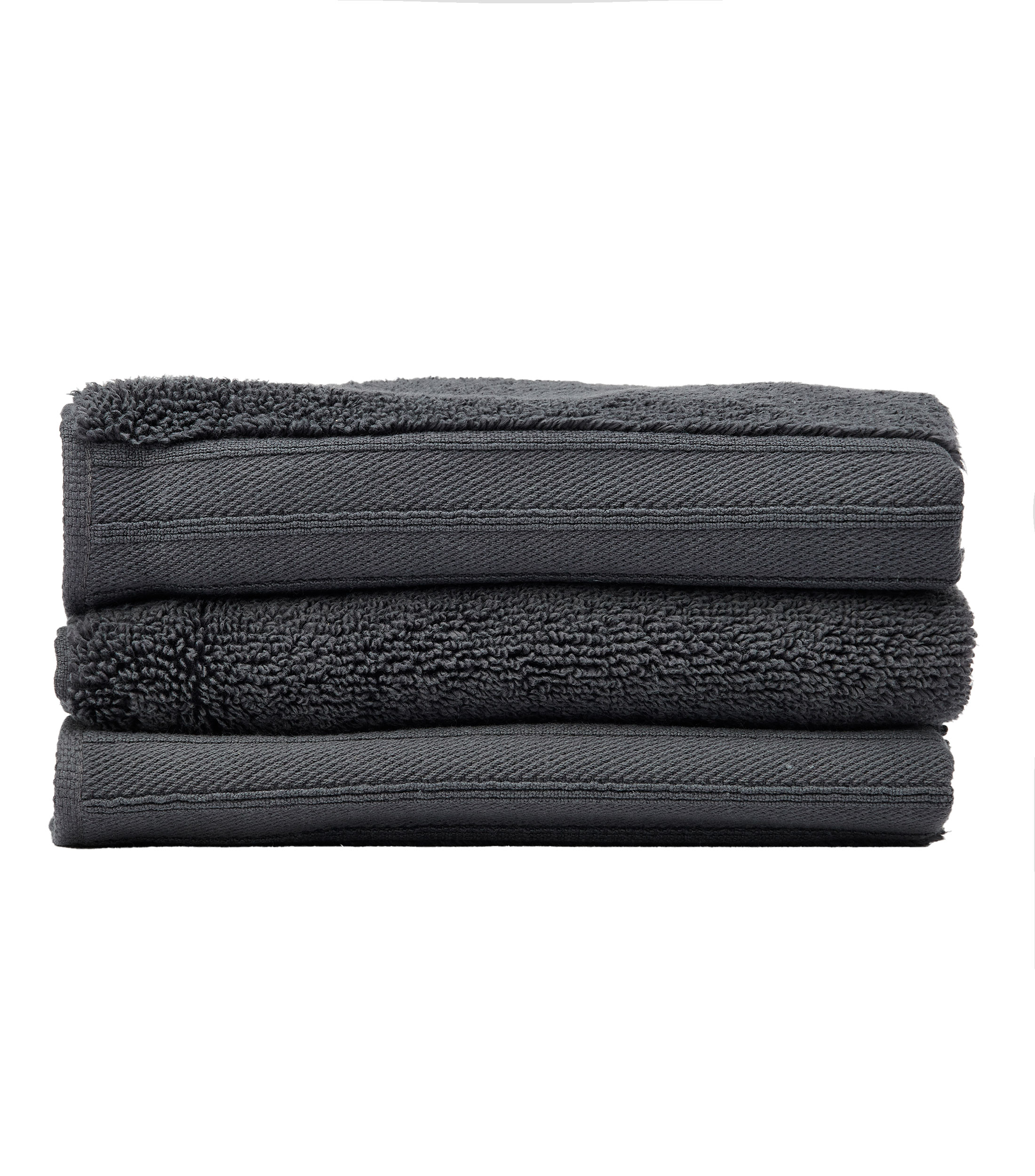 Toalla de Manos Natural Loft Gris Oscuro