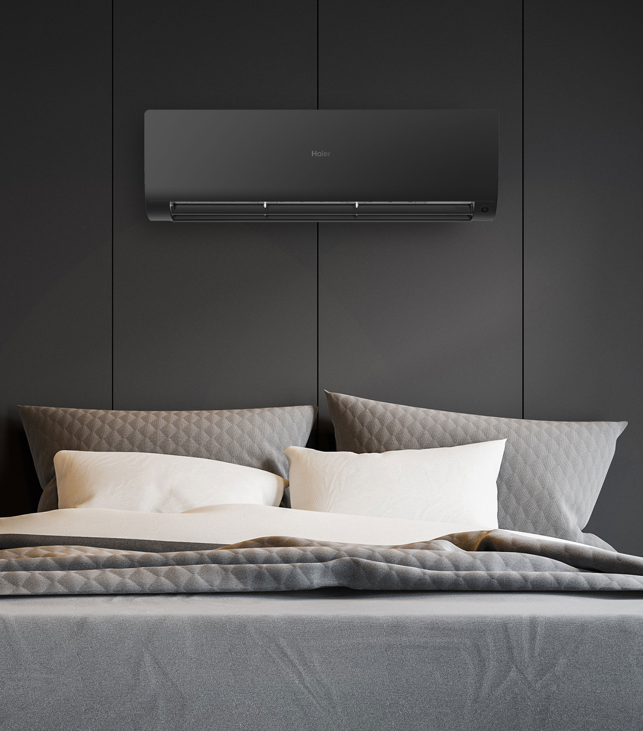 Aire Acondicionado Minisplit Black Smart HQ 18,000 BTUaposs, 1.5 Toneladas 220 V Frio-Calor