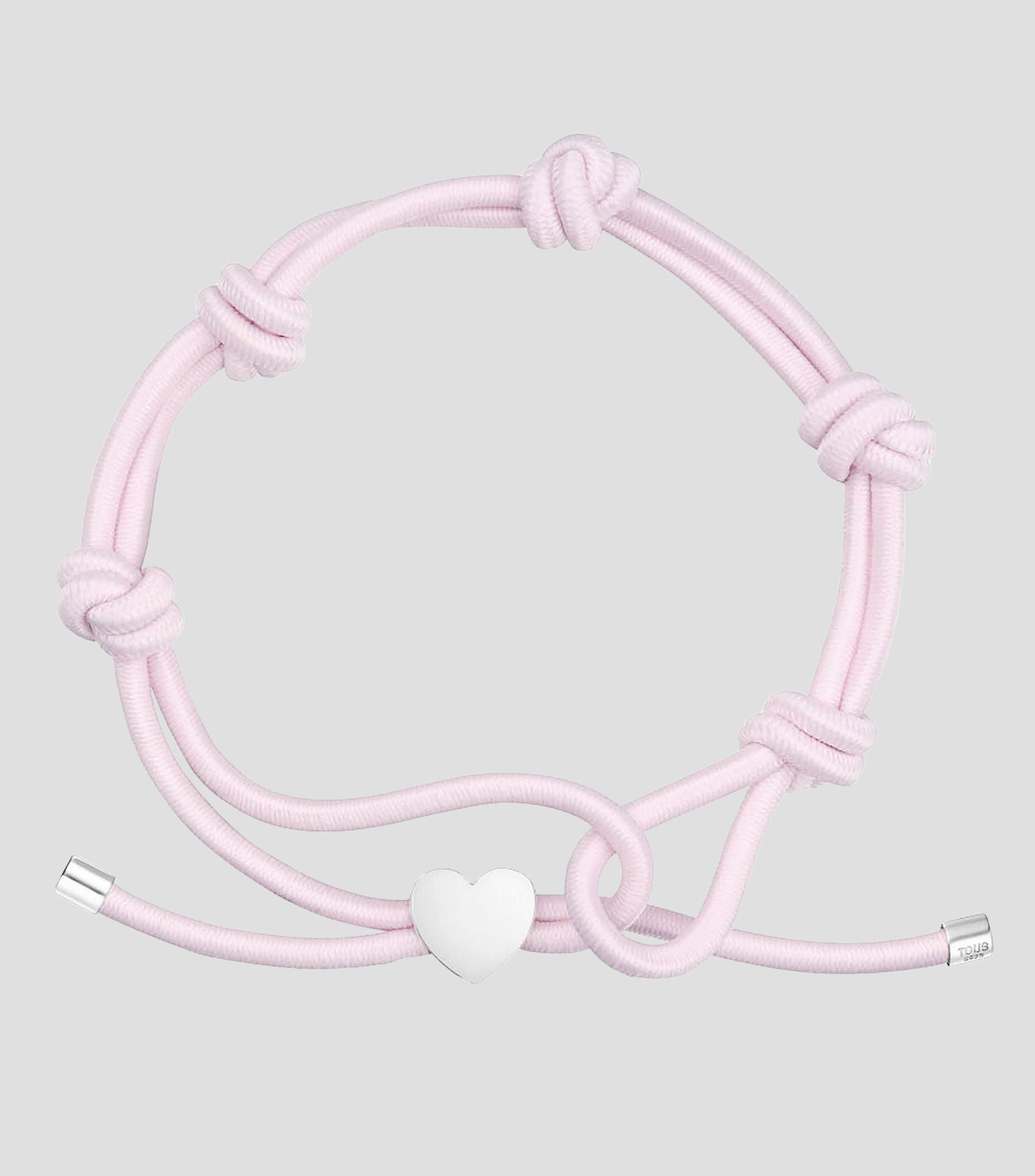 Pulsera elastica con corazon Mujer