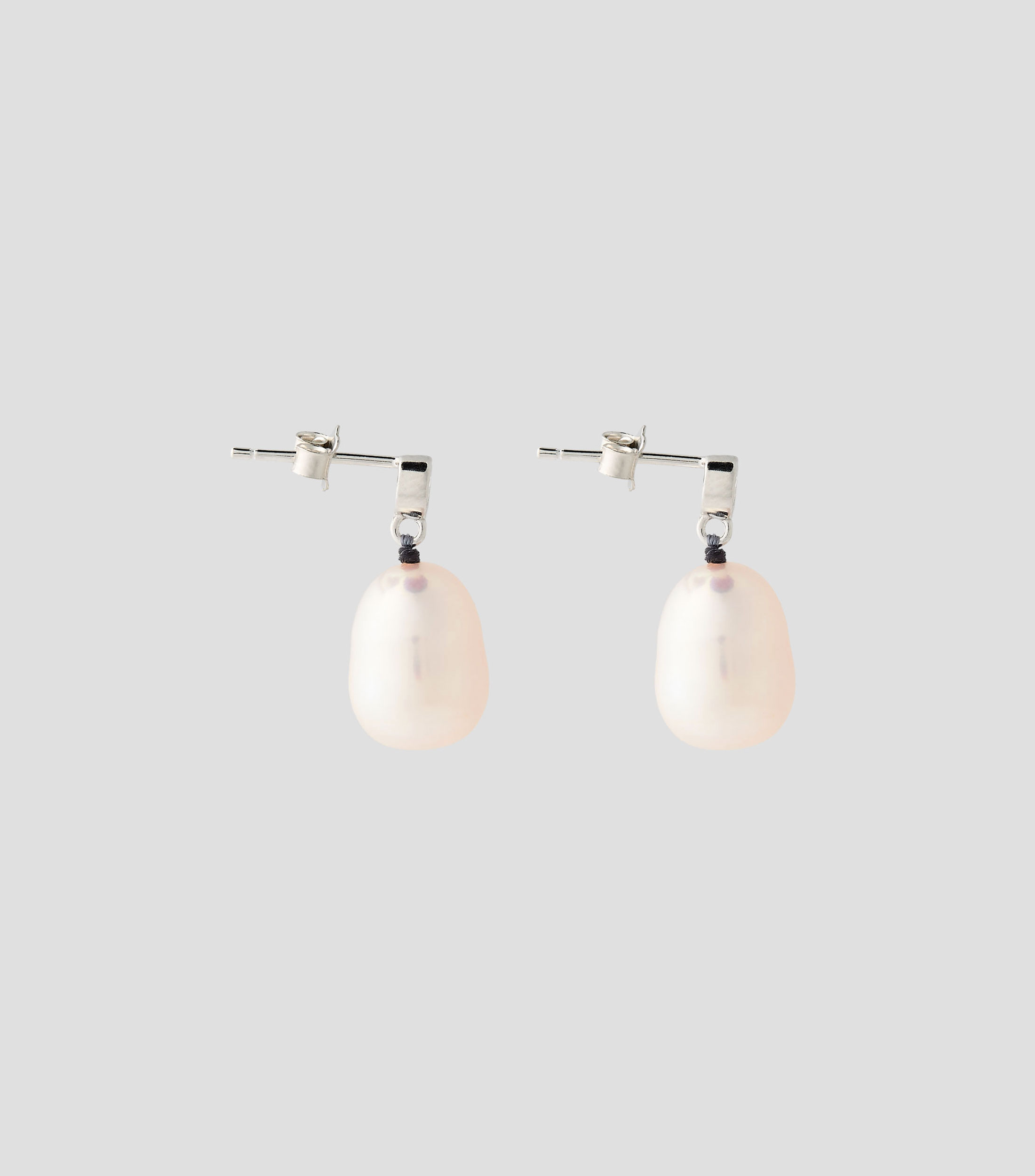 Aretes con perla Mujer