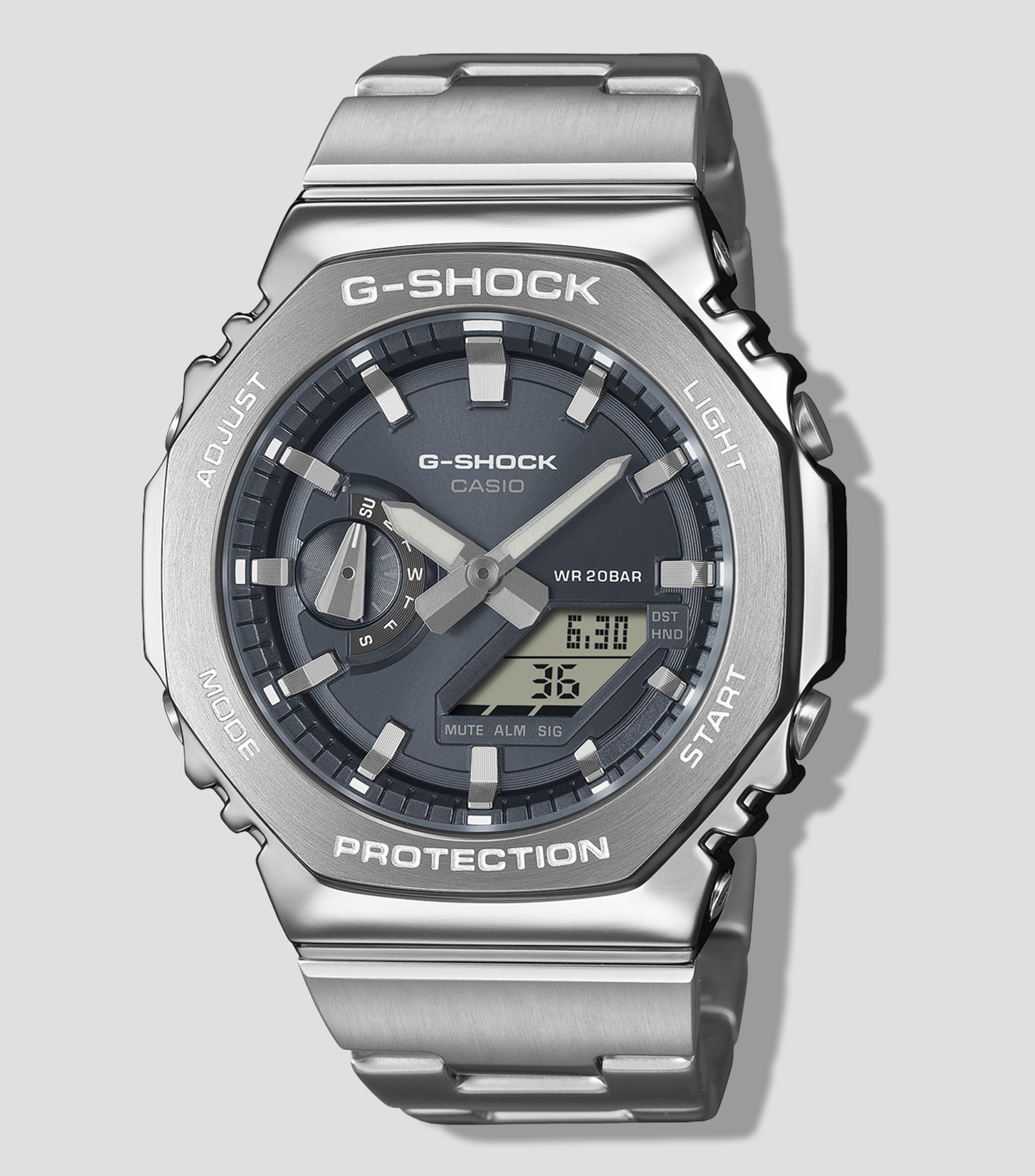 Reloj para Hombre G-STEEL casual plateado