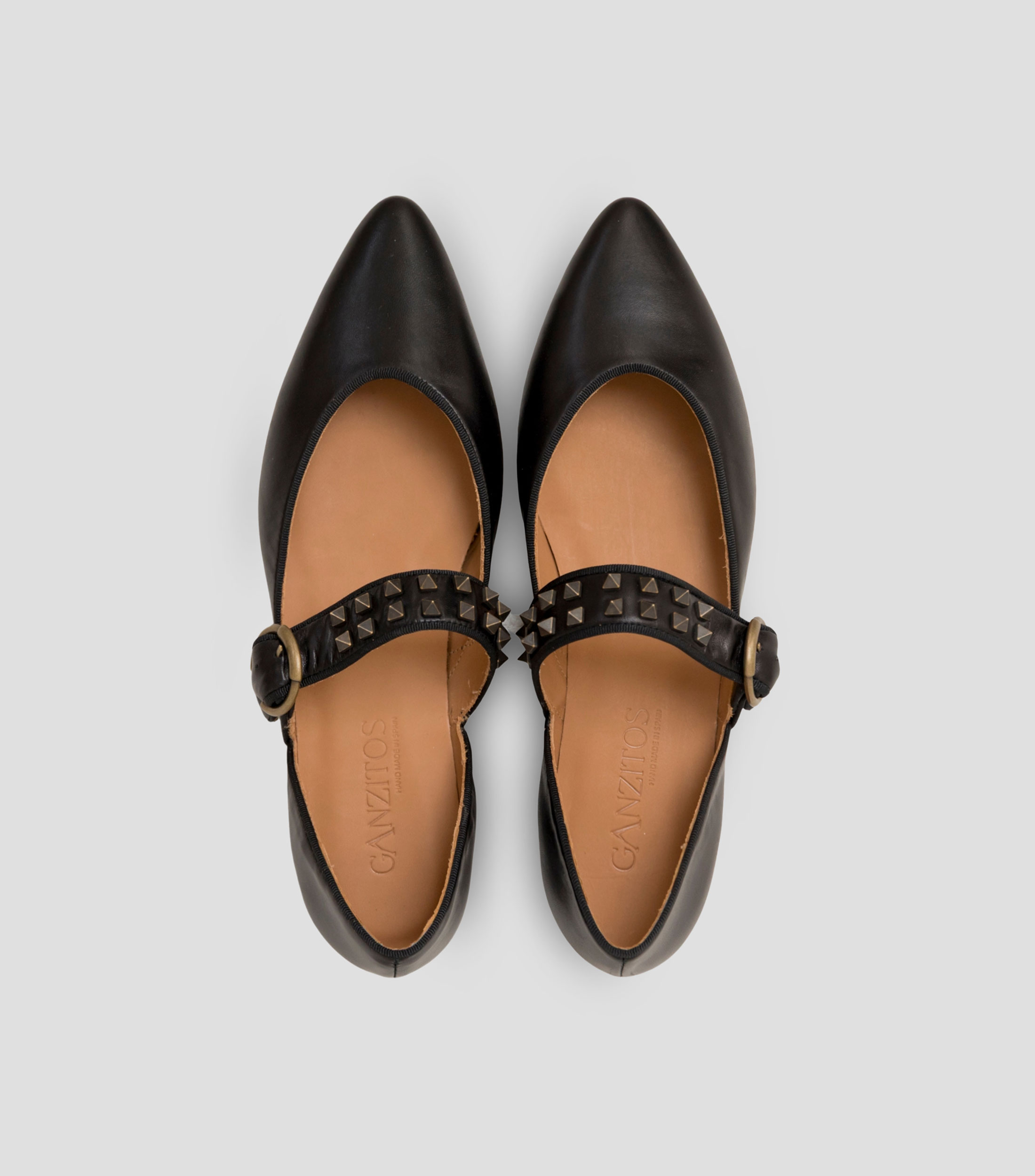 Zapatos casuales mary jane Sabrina en piel Mujer