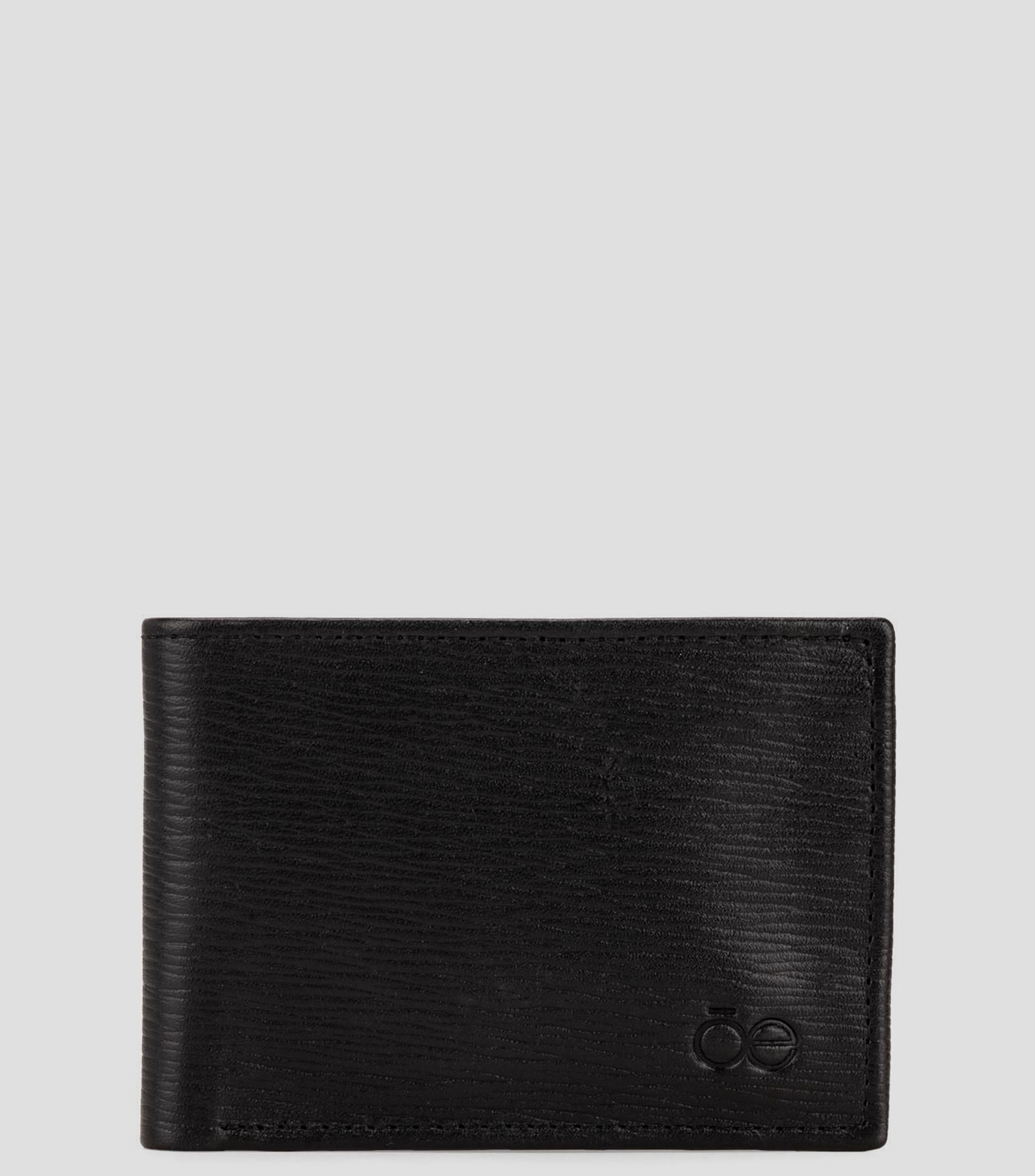 Cartera bifold lisa Hombre